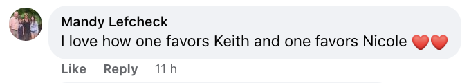 A fan's comment on a picture of Nicole Kidman and her daughters at the Sydney airport on August 3, 2023 | Source: Facebook/Closer Weekly