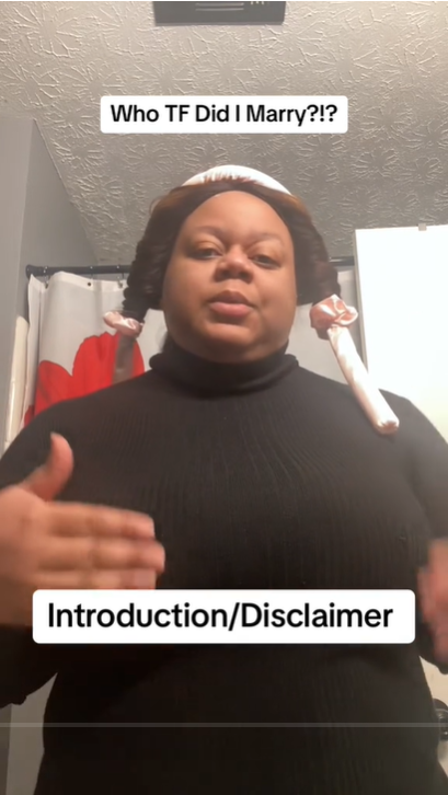 Reesa Teesa giving an introduction before telling her story | Source: TikTok/reesamteesa