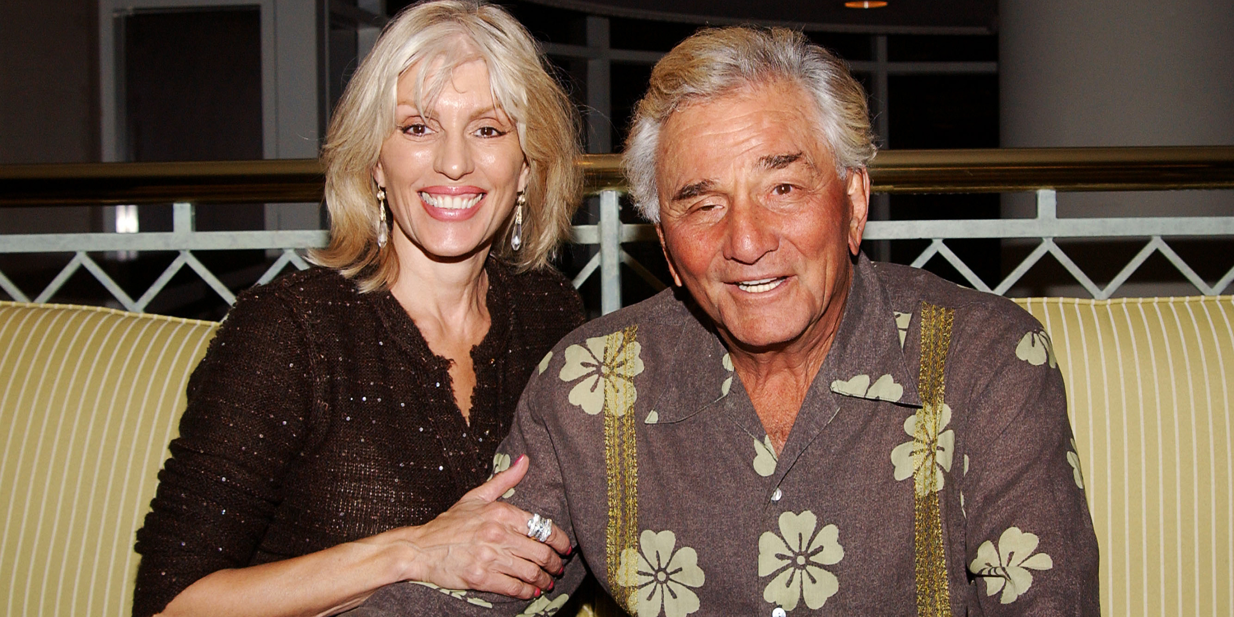 Peter Falk and Shera Danese | Source: Getty Images