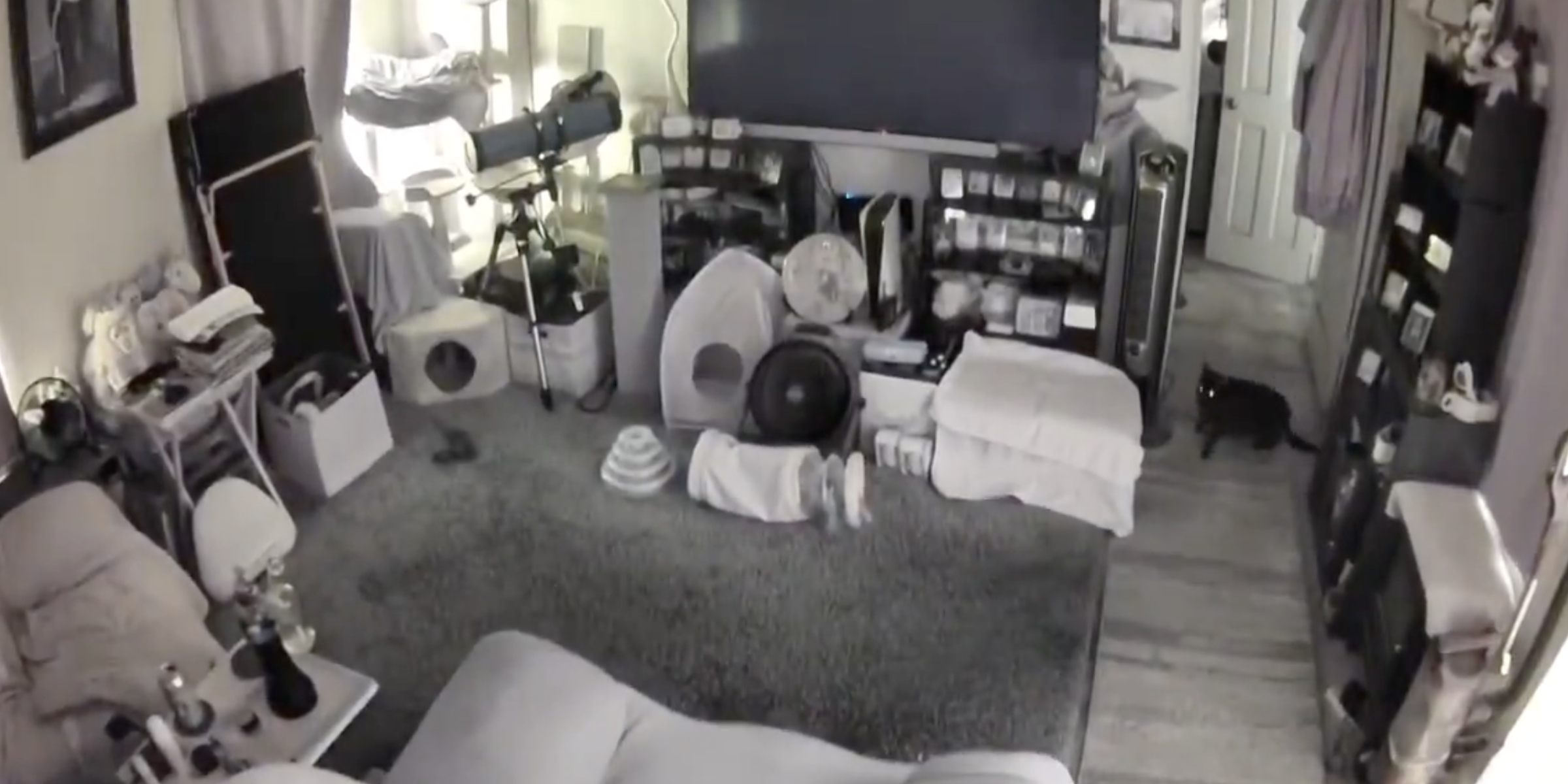 A video shows a home shaking during tremors | Source: x/mintbury