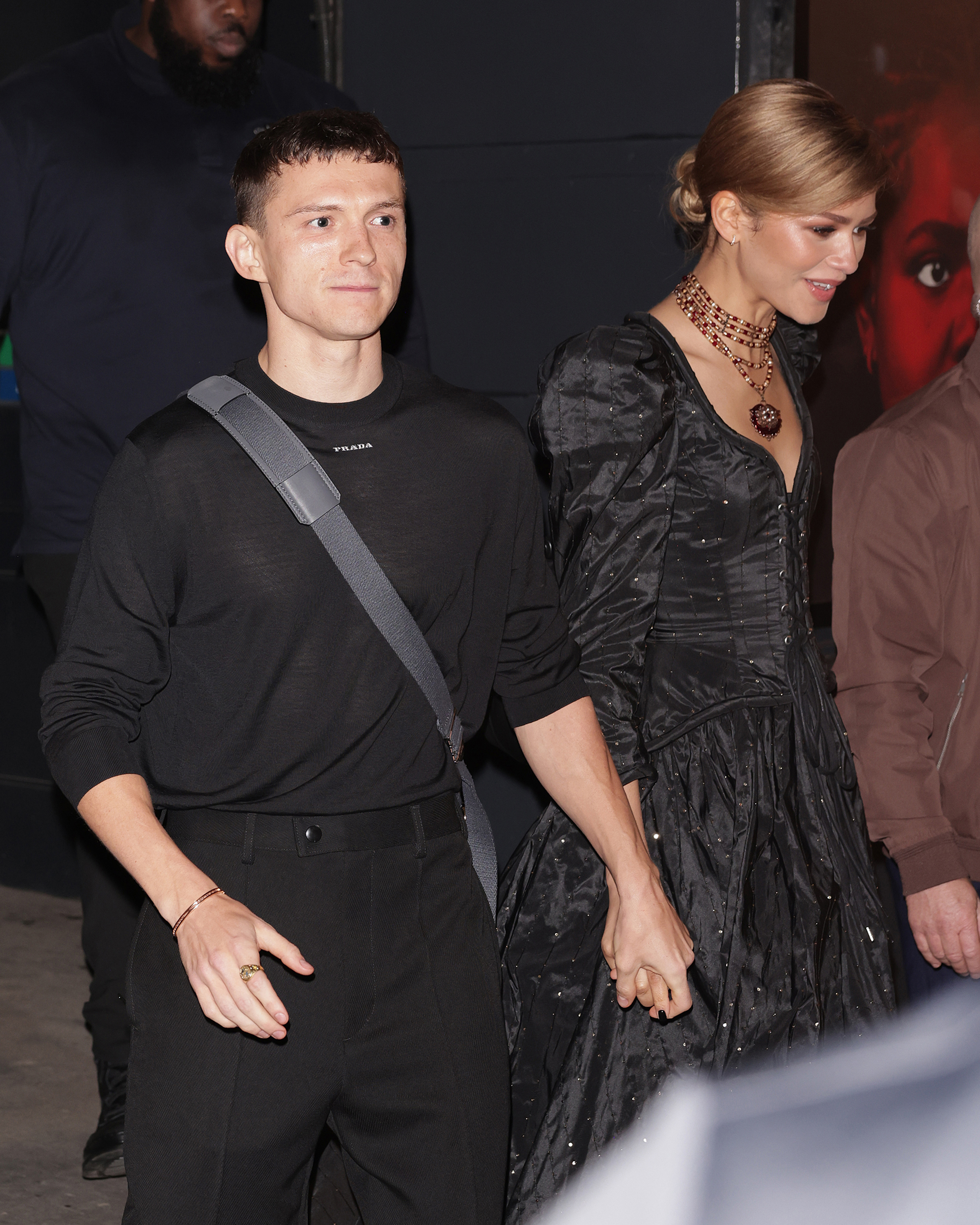 Tom Holland and Zendaya pictured after a "Romeo and Juliet" press night on May 23, 2024, in London, England. | Source: Getty Images