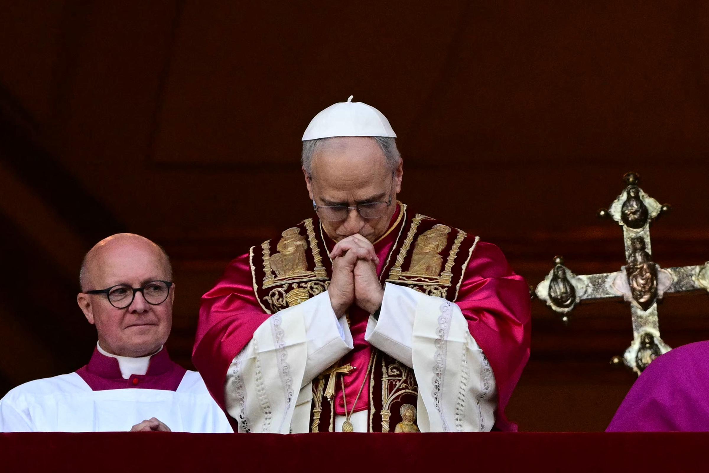 Pope Leo XIV, on April 8, 2025 | Source: Getty Images