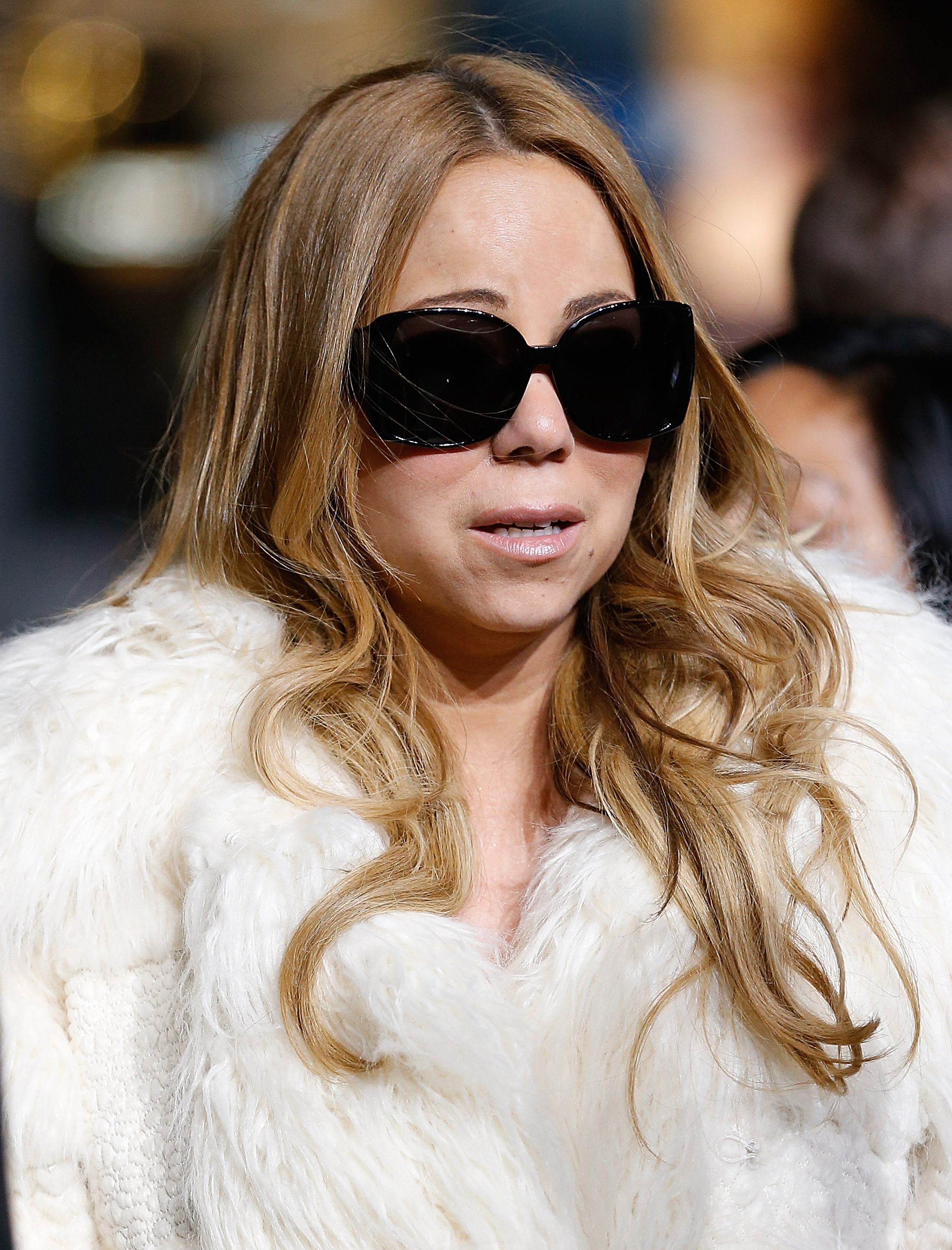 Mariah Carey at the 89th Annual Macy's Thanksgiving Day Parade Rehearsals on November 24, 2015, in New York. | Source: Getty Images