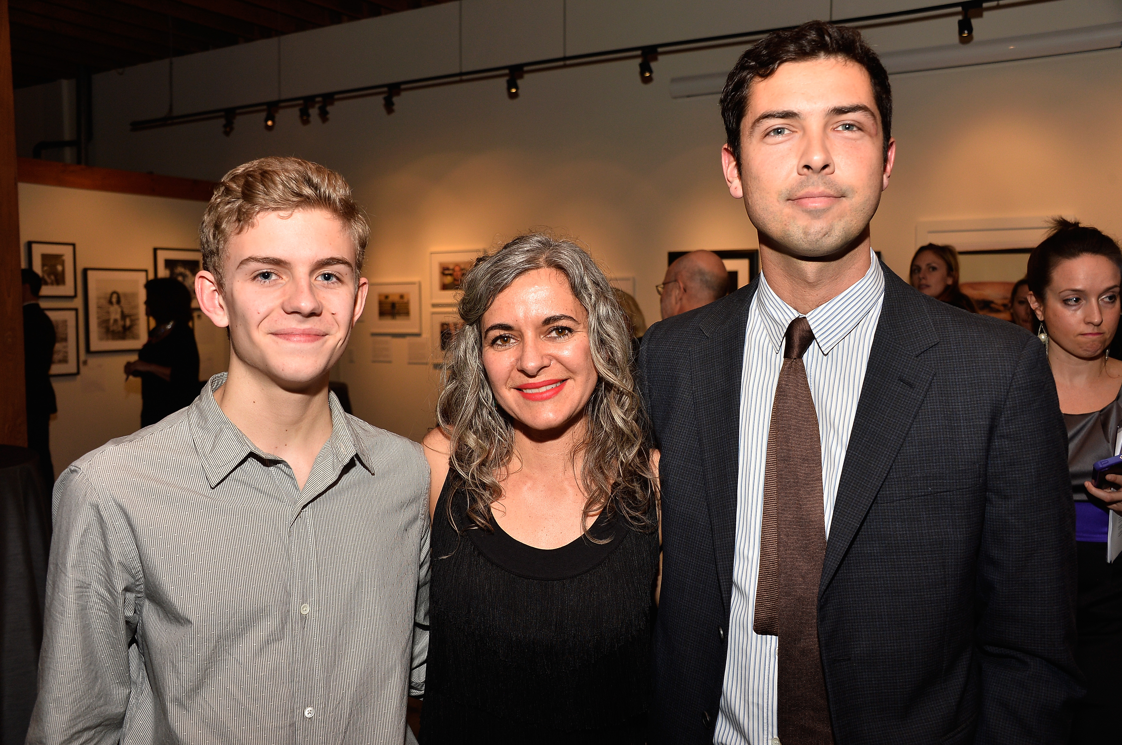 (L-R) Finn McMurray, Laela and Caleb Wilding attend The Elizabeth Taylor AIDS Foundation Art Auction Benefit on February 27, 2014, in Los Angeles, California. | Source: Getty Images