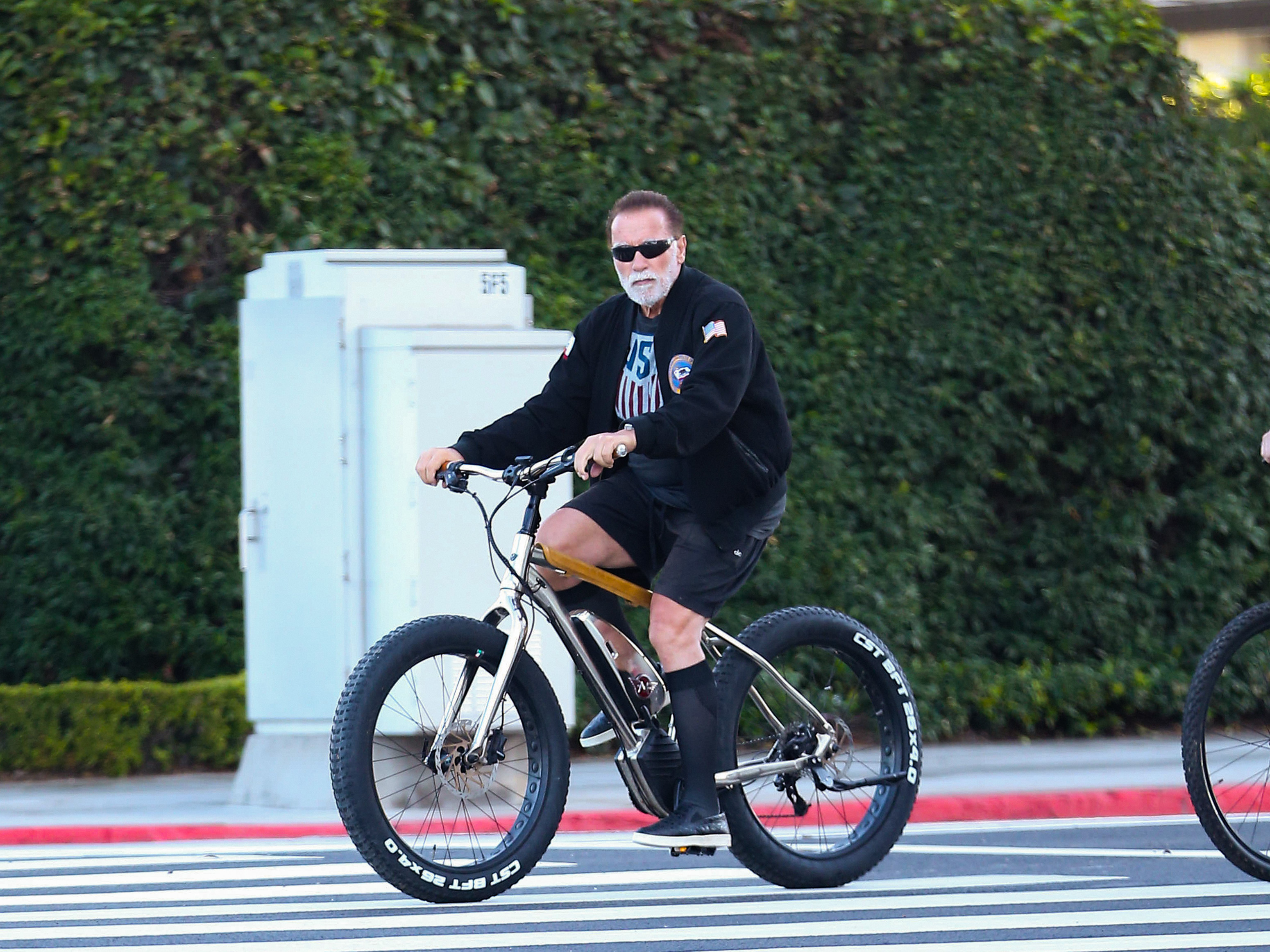 Arnold Schwarzenegger is seen in Los Angeles, California on September 12, 2023 | Source: Getty Images