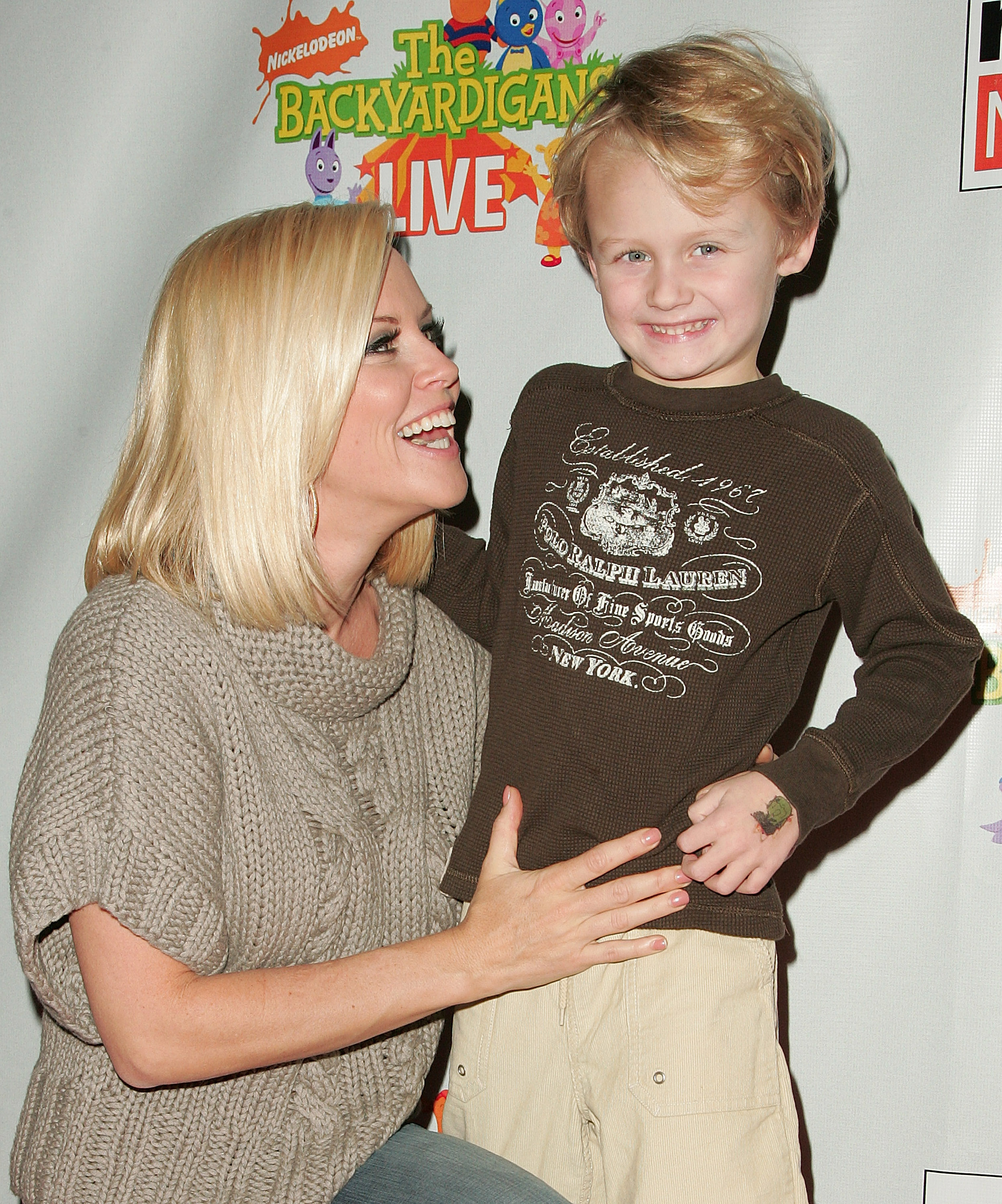The mother-son duo attends "Backyardigans Live!" breakfast benefit for Malaria No More on November 1, 2008 | Source: Getty Images