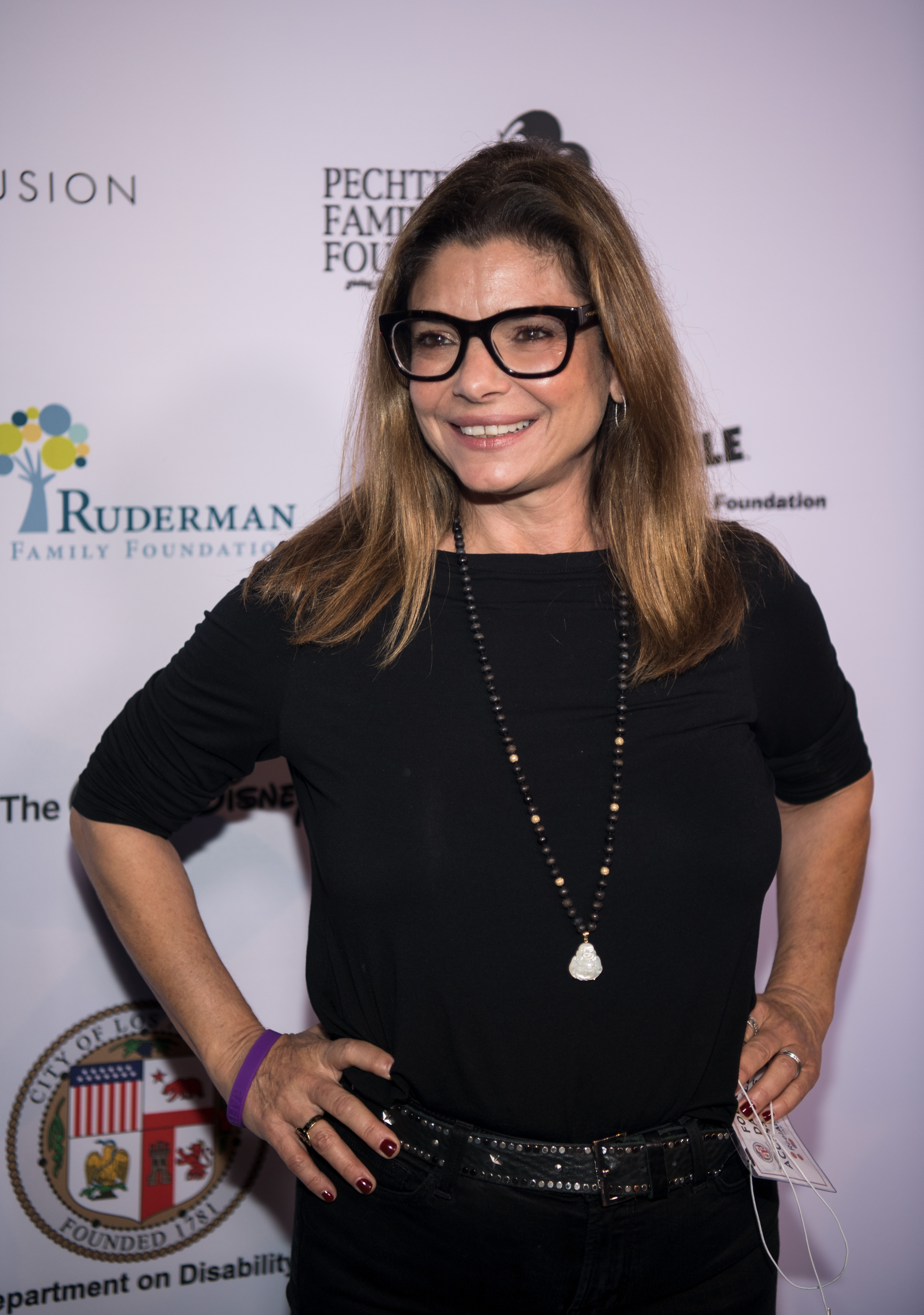 Laura San Giacomo arrives at the 2018 Opening Night of ReelAbilities Film Festival at Wolf Theatre on October 11, 2018, in North Hollywood, California | Source: Getty Images