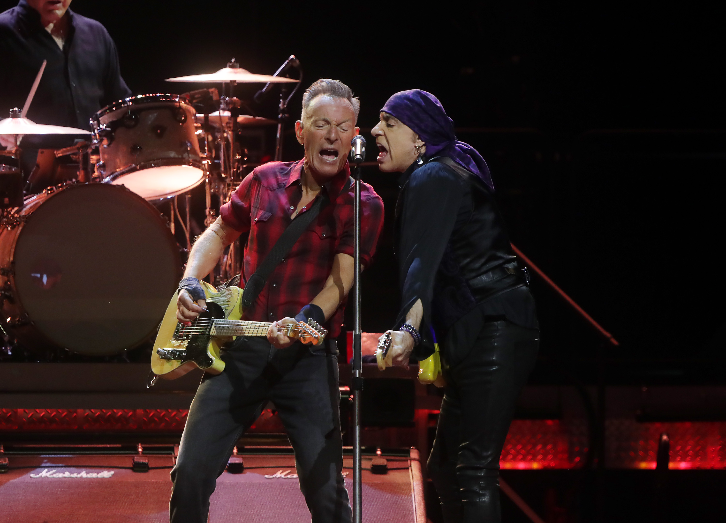 Bruce Springsteen and Steven Van Zandt performing at Footprint Center on March 19, 2024 in Phoenix, Arizona. | Source: Getty Images