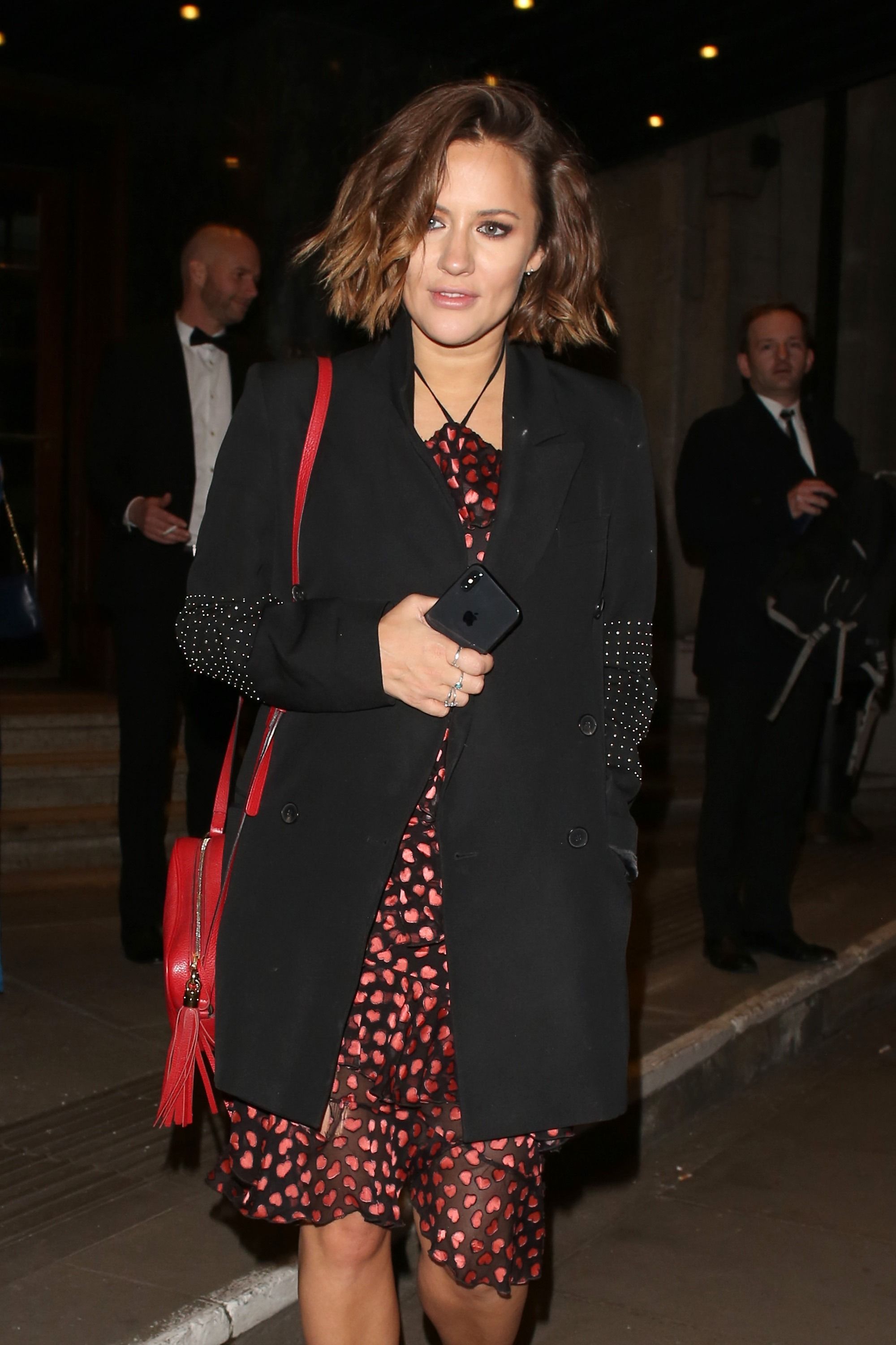 Caroline Flack at the Broadcast Awards on February 7, 2018 | Source: Getty Images