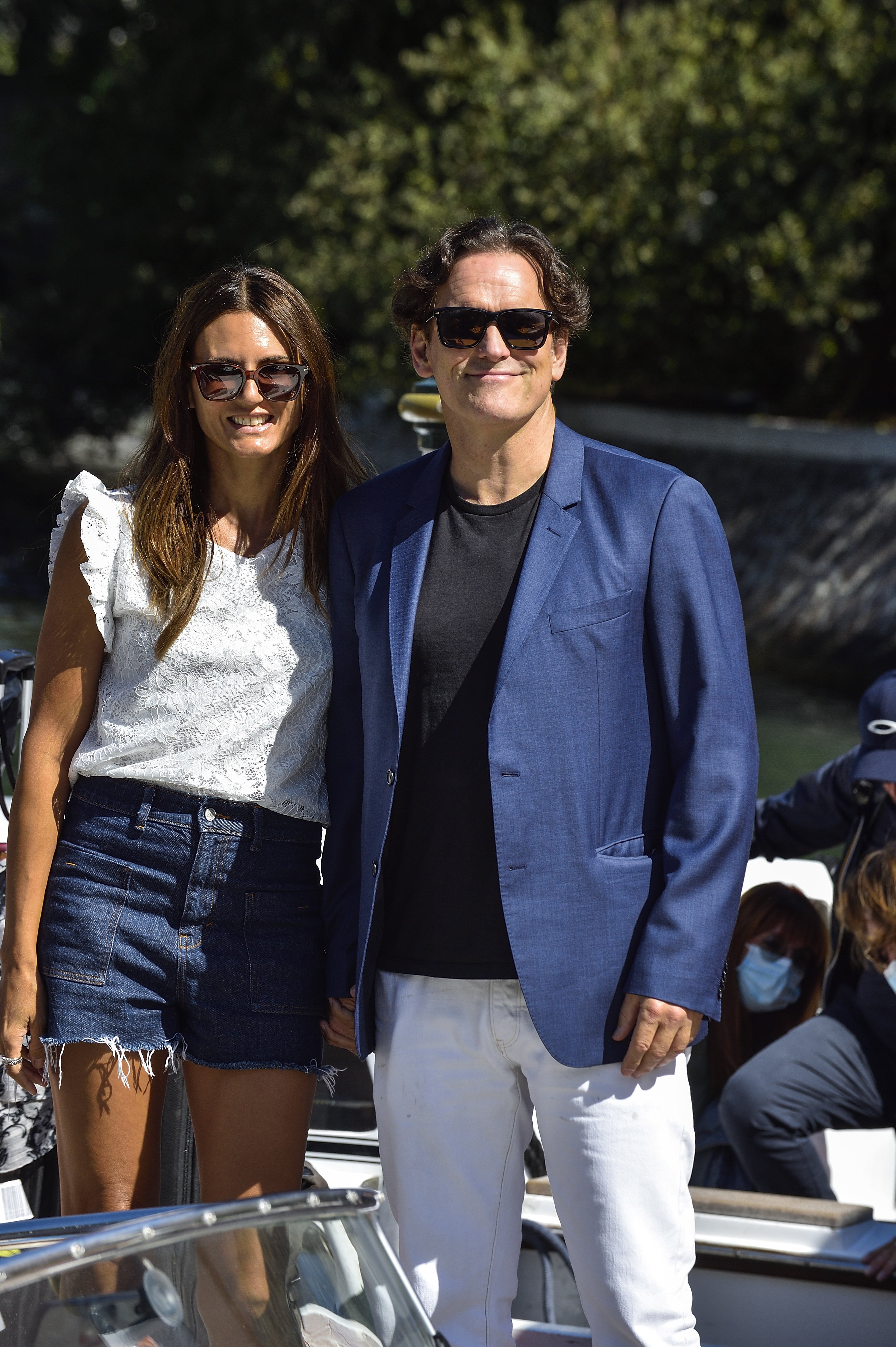 Matt Dillon and Roberta Mastromichele are pictured at the 78th Venice International Film Festival 2021 on September 1, 2021, in Venice, Italy | Source: Getty Images