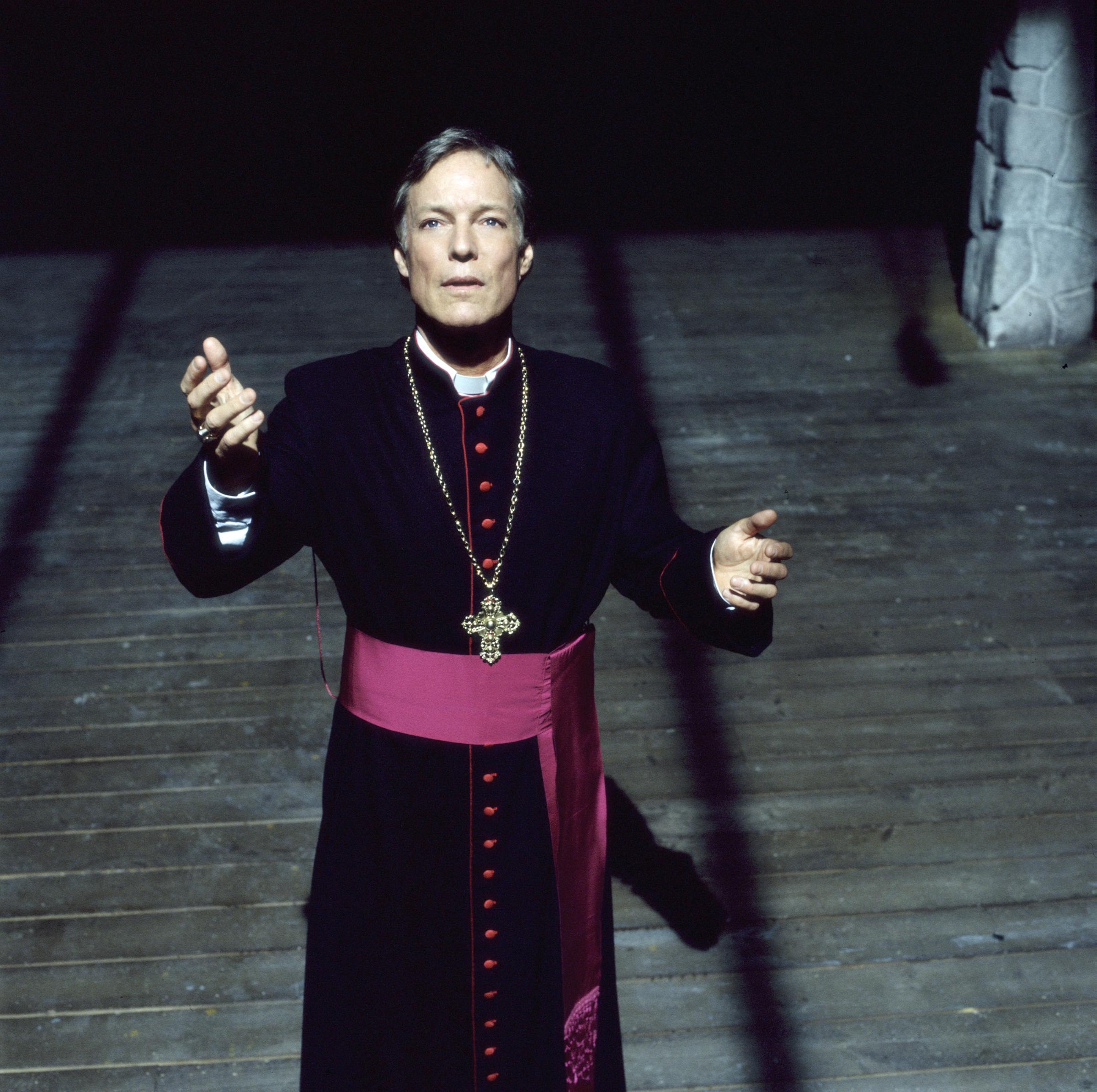 Richard Chamberlain as Ralph de Bricassart in the 1983 TV movie "The Thorn Birds: The Missing Years." | Source: Getty Images