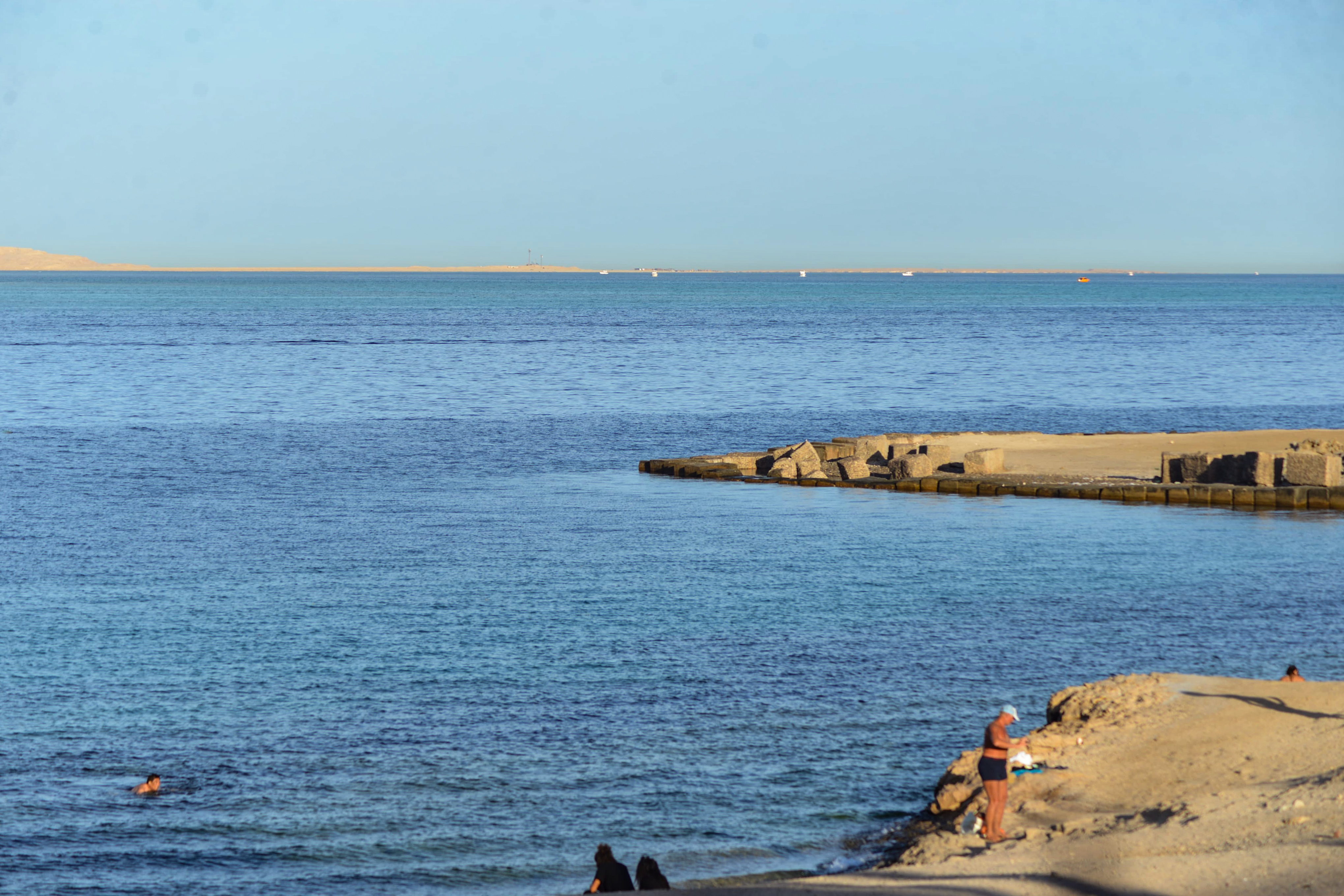 A view showing the calm weather conditions of the Red Sea near where the Sindbad tourist submarine sunk in Hurghada, Egypt on March 27, 2025. | Source: Getty Images