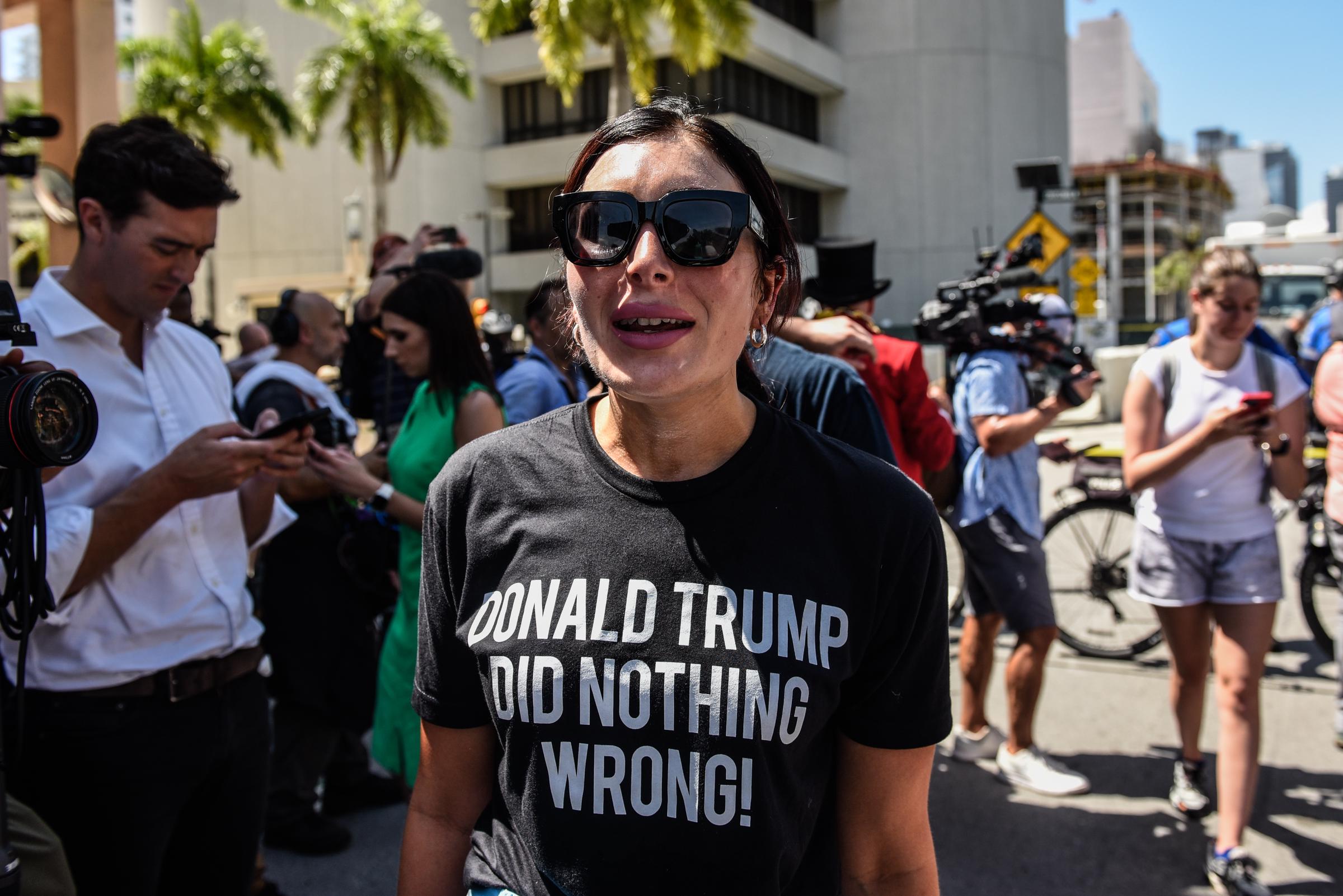 Laura Loomer on June 13, 2023 in Miami, Florida | Source: Getty Images
