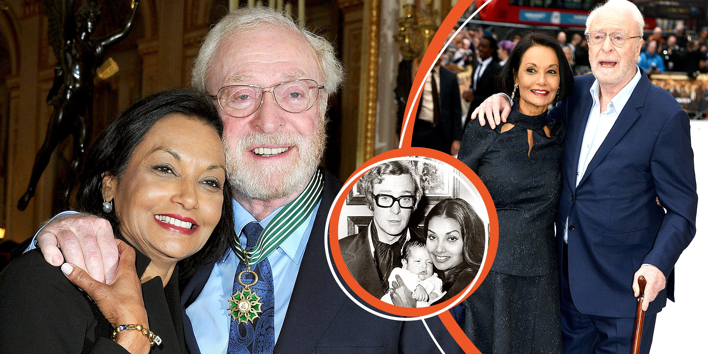 Michael Caine and Shakira Caine | Michael Caine, Natasha Halima and Shakira Caine | Michael Caine and Shakira Caine | Source: Getty Images