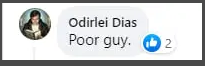 A fan comments about how Alexander Dimitrijevic looked | Source: facebook.com/DailyMail