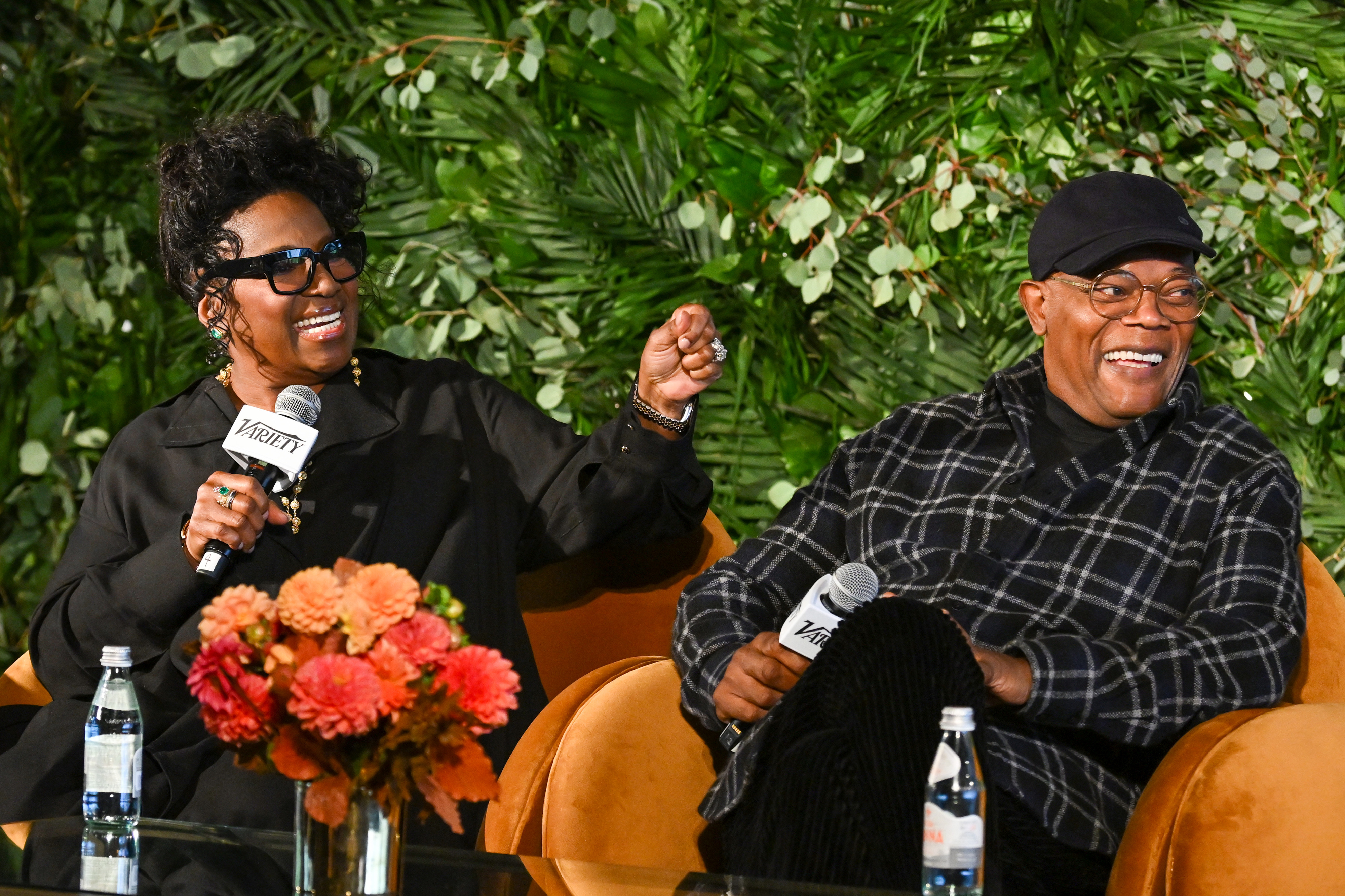 LaTanya Richardson and Samuel L. Jackson during Variety Business of Broadway on October 17, 2022, in New York. | Source: Getty Images