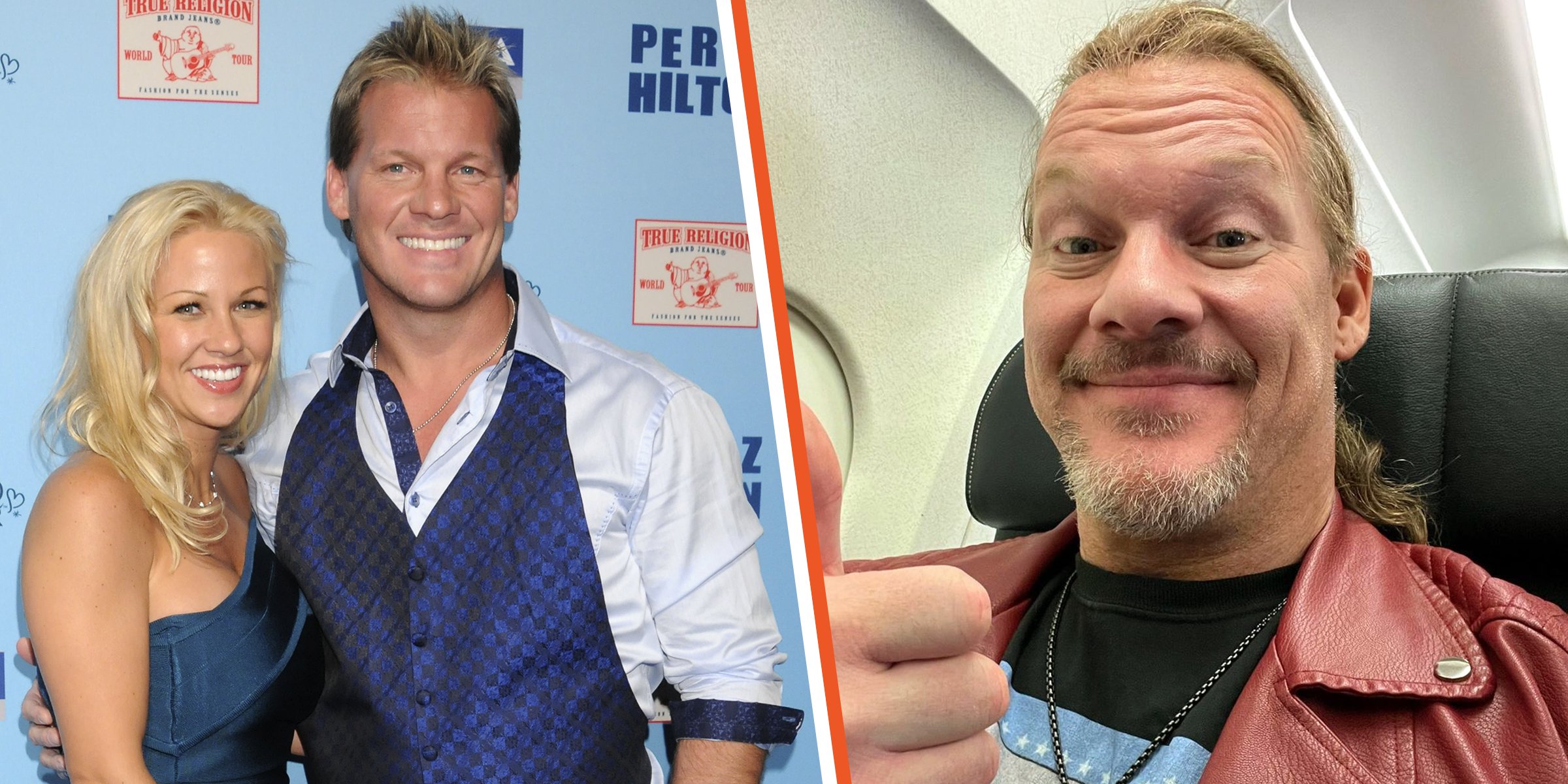 Jessica Lockheart and Chris Jericho | Chris Jericho | Source: Instagram.com/chrisjerichofozzy | Getty Images