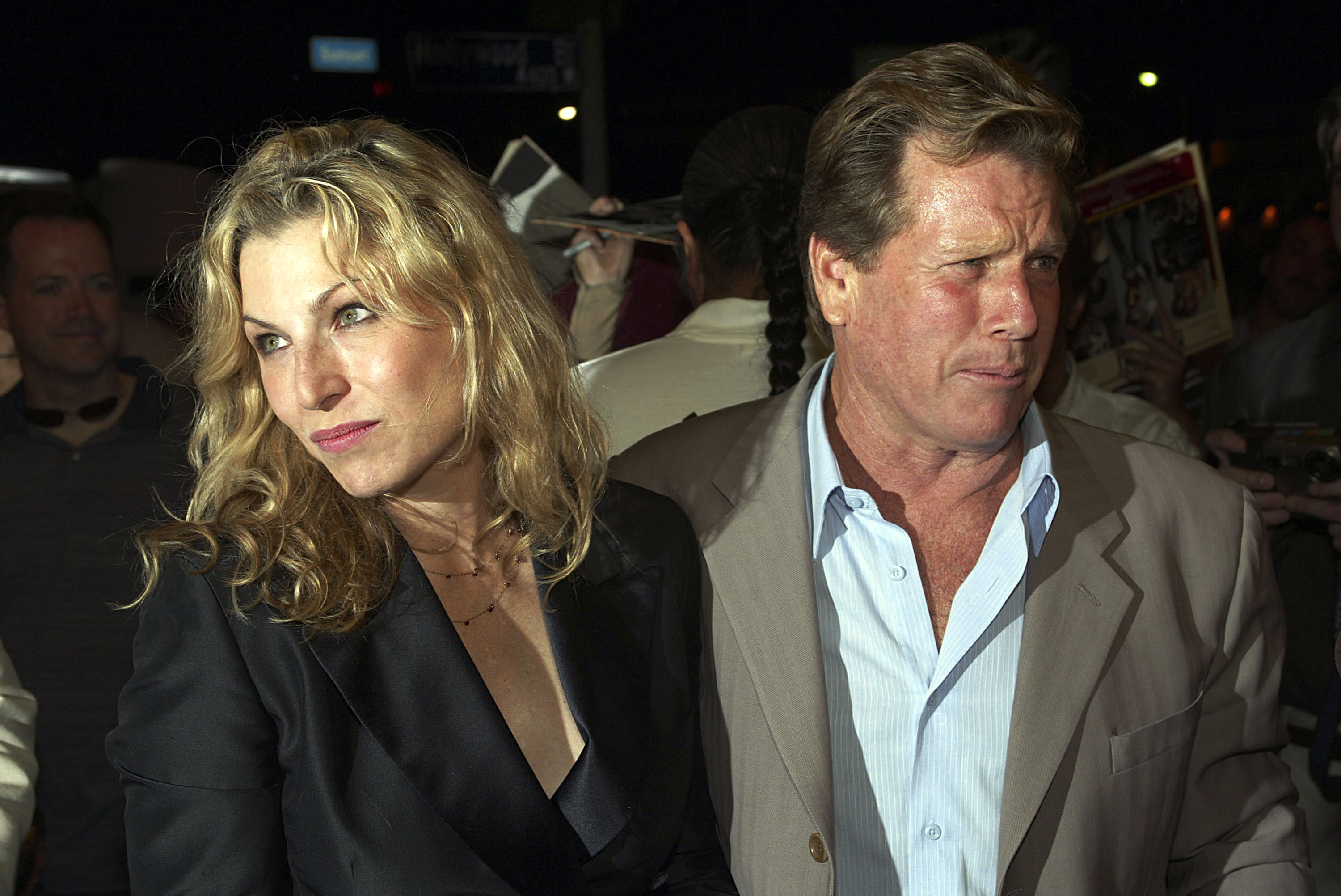 Tatum O'Neal and her father, Ryan, at the 30th anniversary screening of "Paper Moon" on August 21, 2003, in Los Angeles, California. | Source: Getty Images