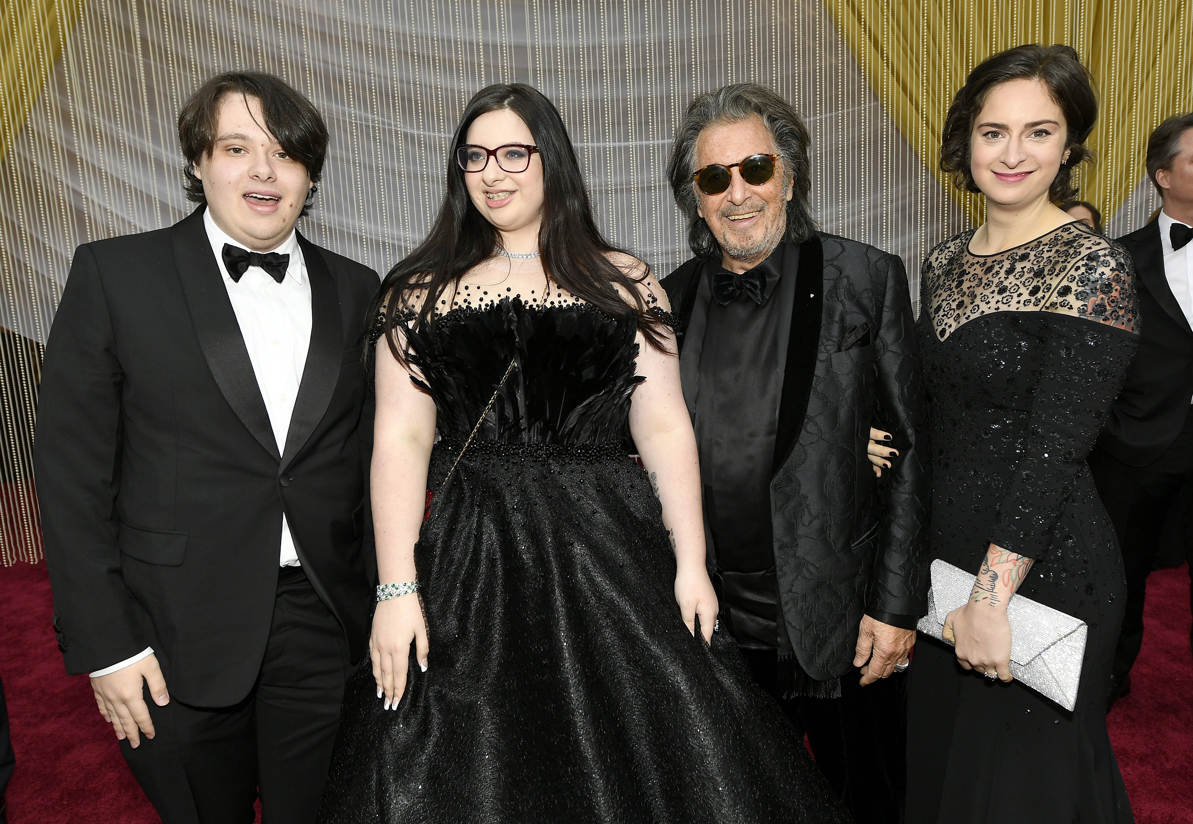 Al Pacino and daughter Julie Pacino Anton James Pacino, Olivia Pacino, Al Pacino, and Julie Marie Pacino attend the 92nd Annual Academy Awards at Hollywood and Highland on February 09, 2020 in Hollywood, California. | Source: Getty Images