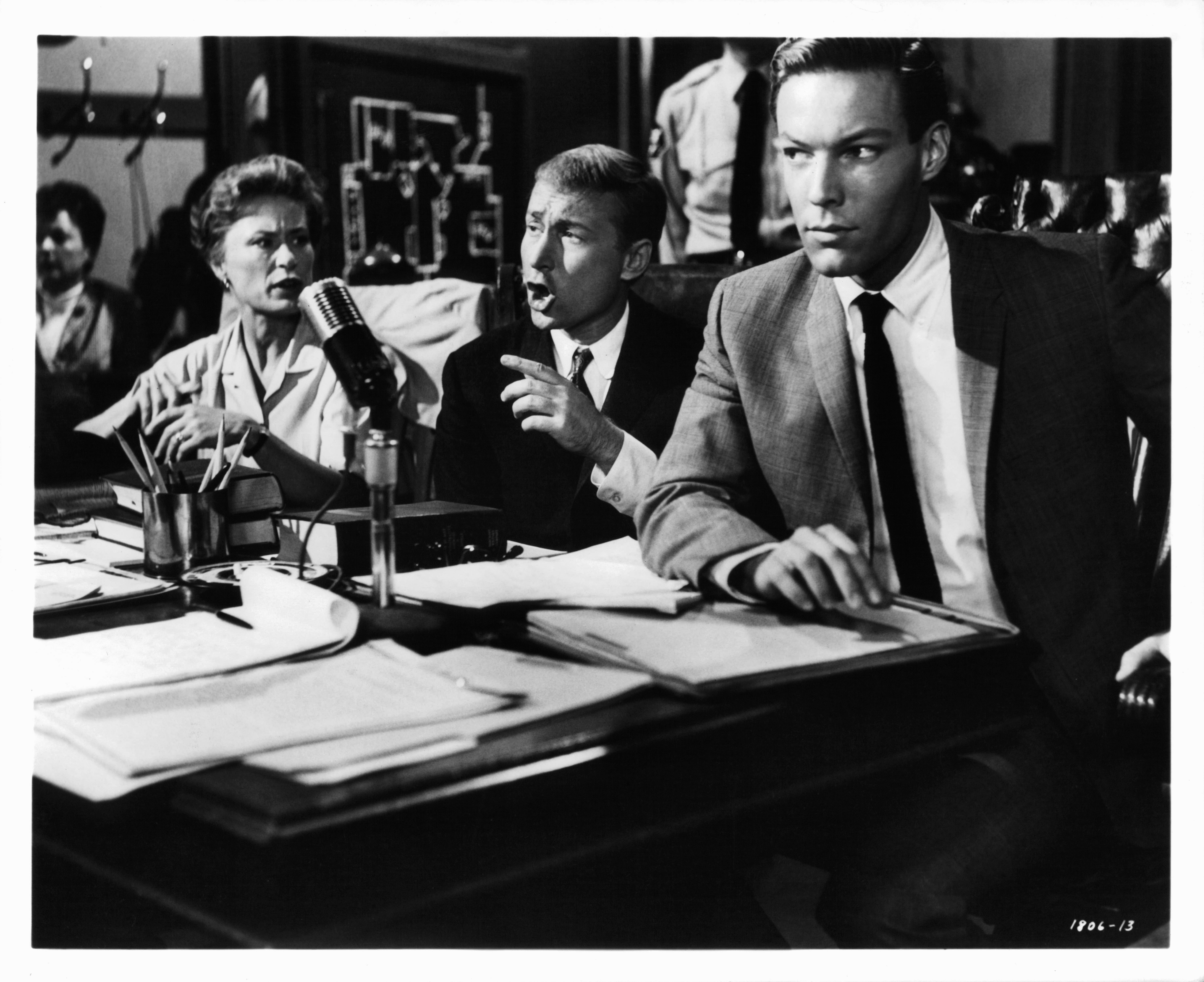 Nick Adams and Richard Chamberlain in a scene from "Twilight of Honor," 1963 | Source: Getty Images