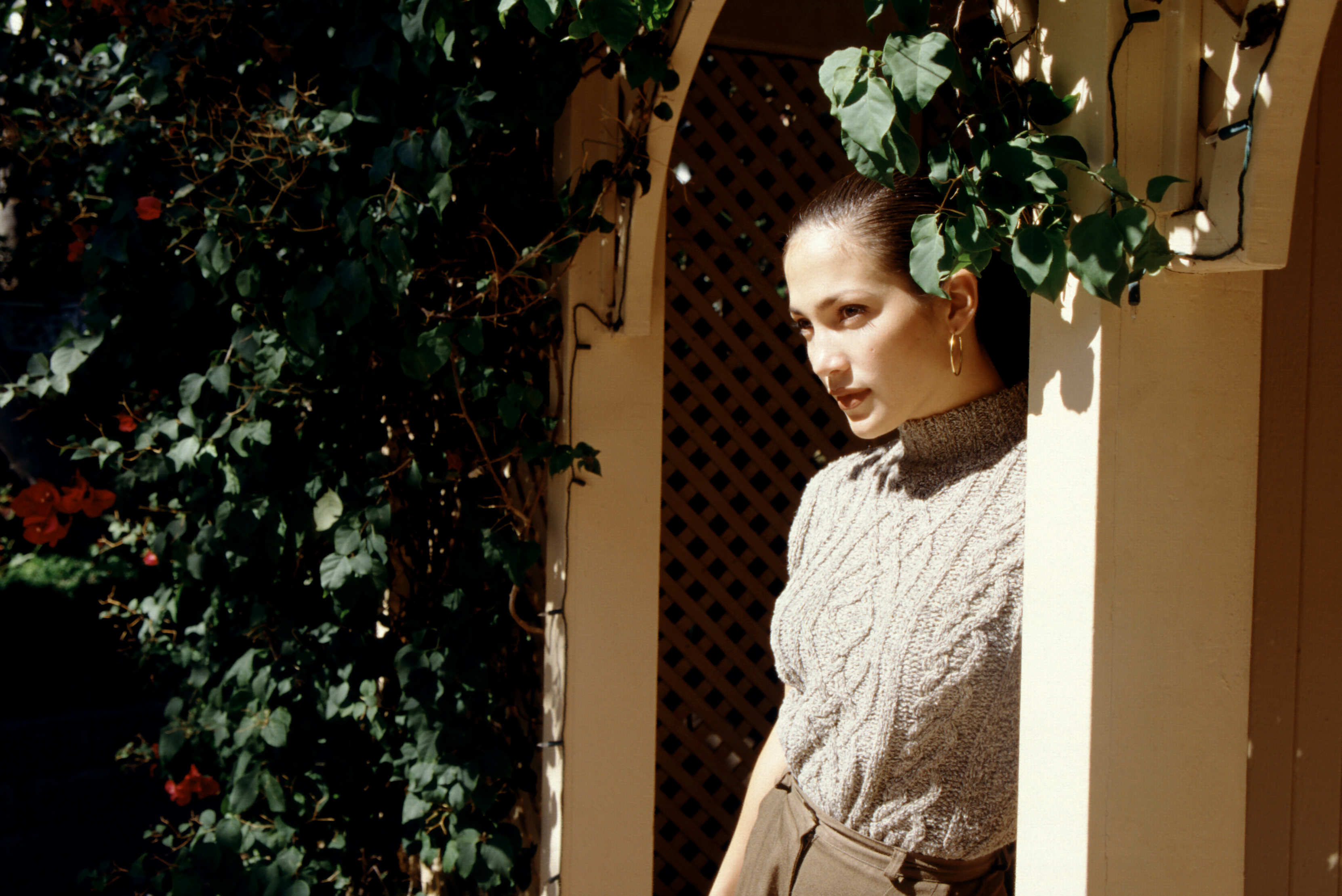 The girl, now older, posing for a portrait circa 1992 in Los Angeles, California | Source: Getty Images