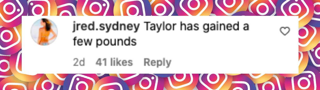 Netizen's comment about Taylor Swift, posted on November 2, 2024 | Source: Instagram/pagesix