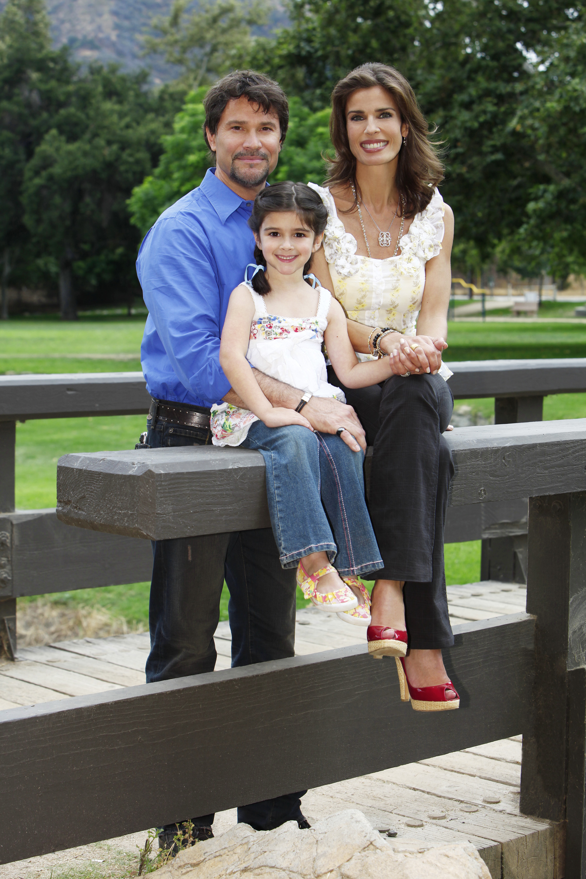 Peter Reckell as Bo Brady, Kristian Alfonso as Hope Brady, Lauren Boles as Ciara Brady on season 44 of "Days of Our Lives" | Source: Getty Images