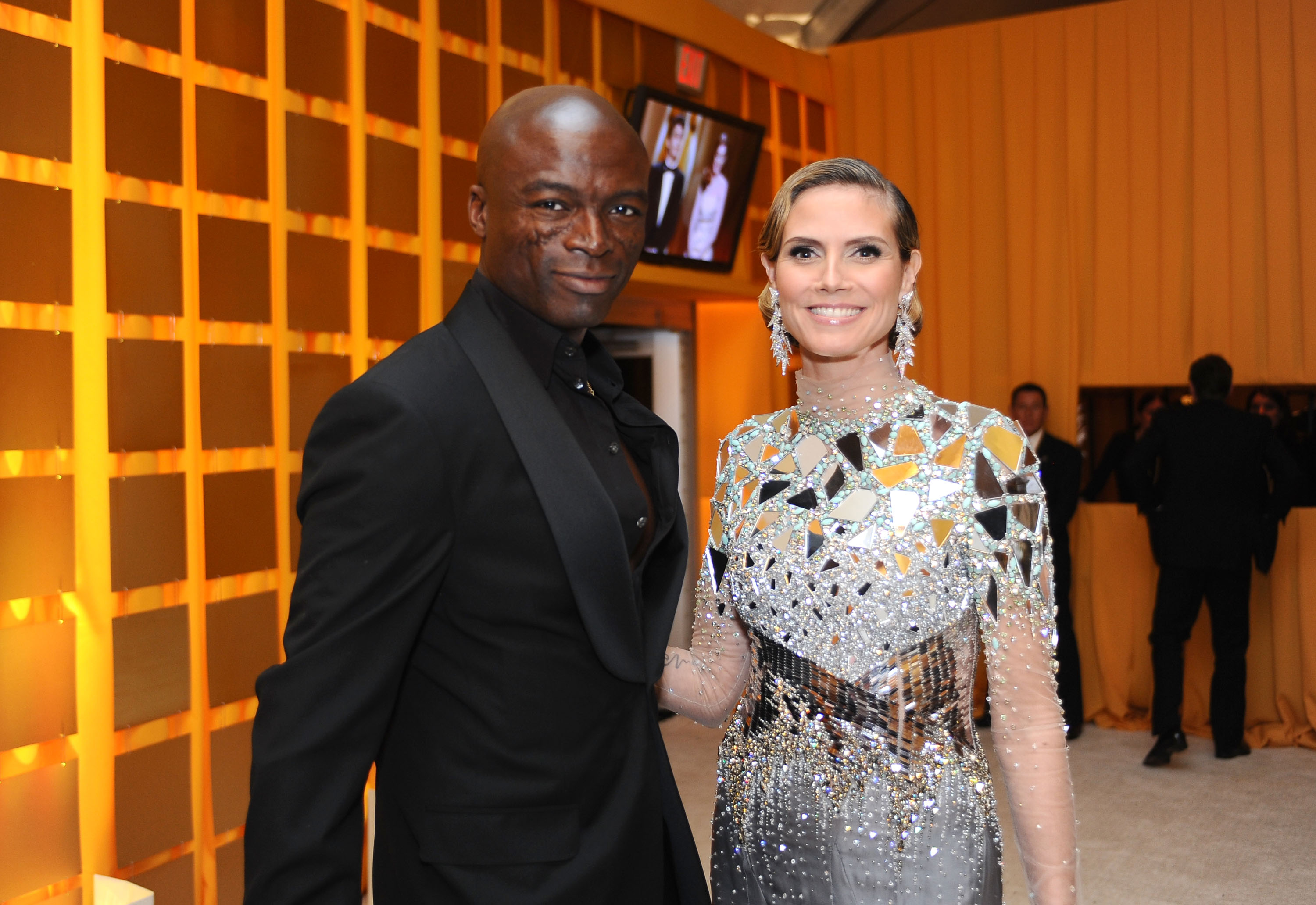 Seal and Heidi Klum attend the 19th Annual Elton John AIDS Foundation Academy Awards Viewing Party on February 27, 2011 | Source: Getty Images
