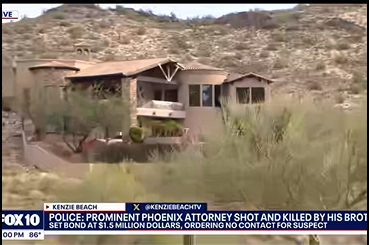 The home where Christopher Arthur Eaves lived with his parents, from a post dated March 24, 2025 | Source: Facebook/FOX10Phoenix