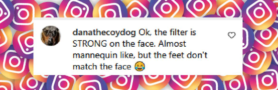 A fan's comment on Sharon Osbourne's appearance, from a post dated April 5, 2025 | Source: Instagram/sharonosbourne
