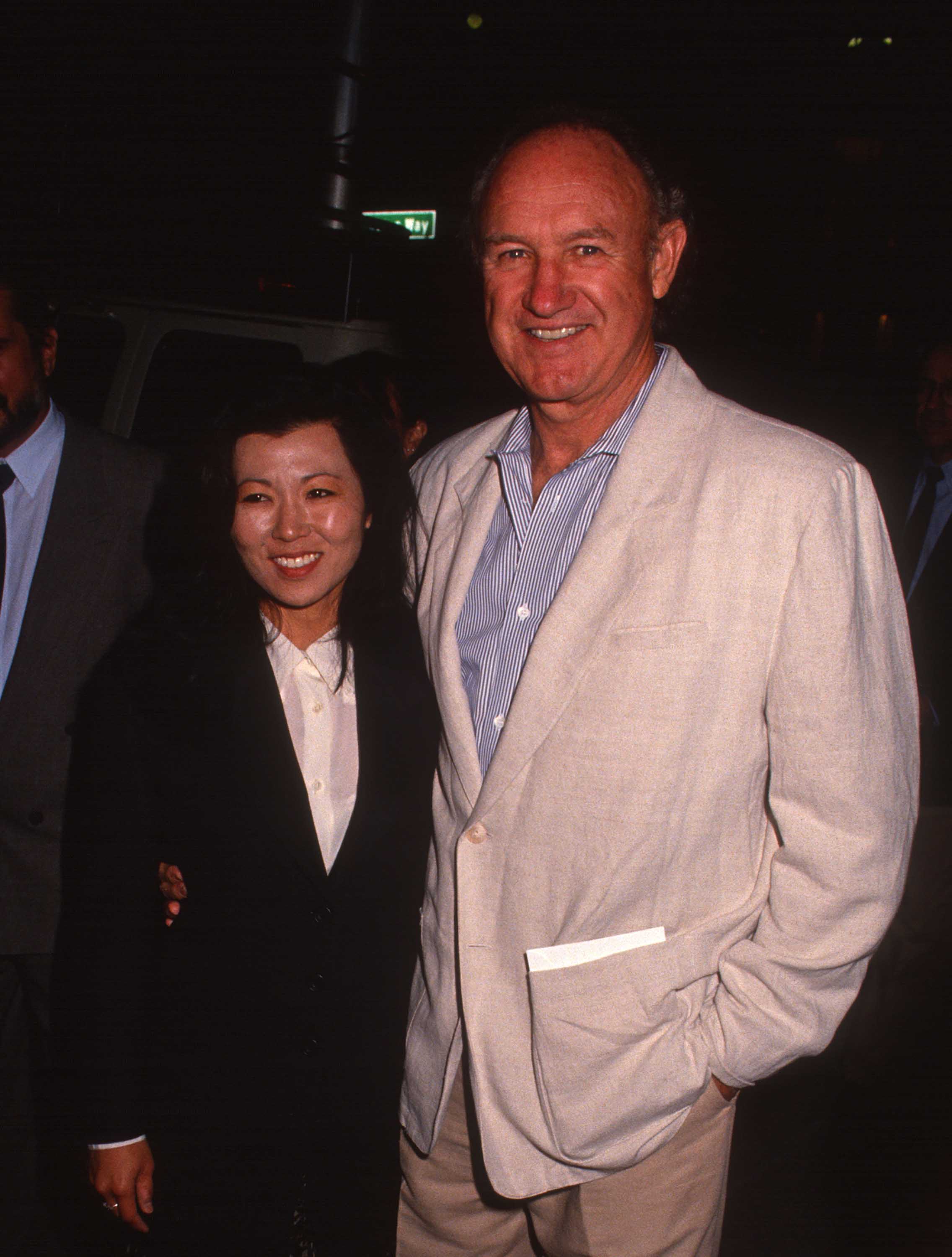 Betsy Arakawa and Gene Hackman attend the PCC Celebrity Art Show benefit on September 11, 1991, Beverly Hills, California. | Source: Getty Images