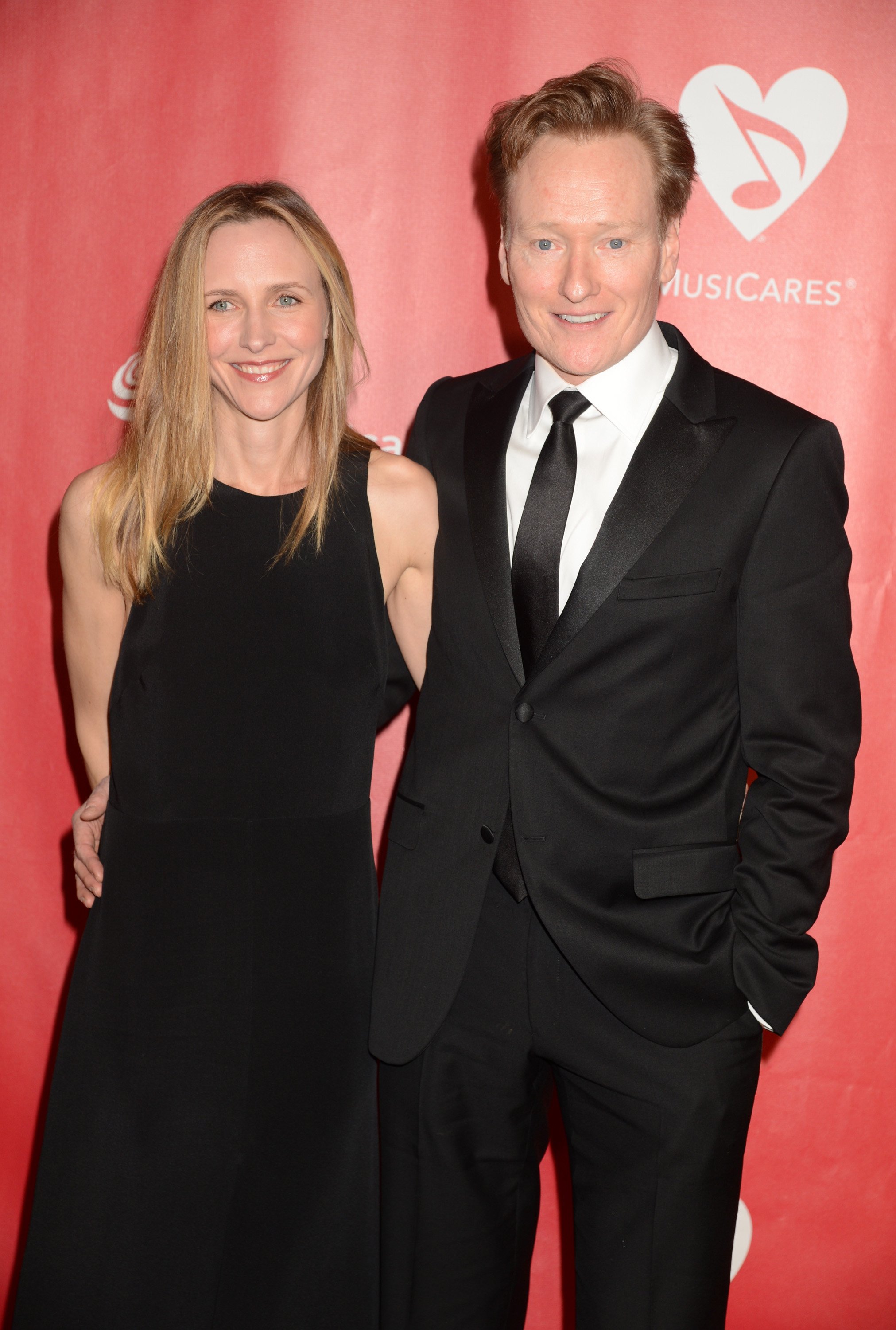 Liza Powel O'Brien and Conan O'Brien attend the 2013 MusiCares Person Of The Year Honoring Bruce Springsteen on February 8, 2013, in Los Angeles, California. | Source: Getty Images