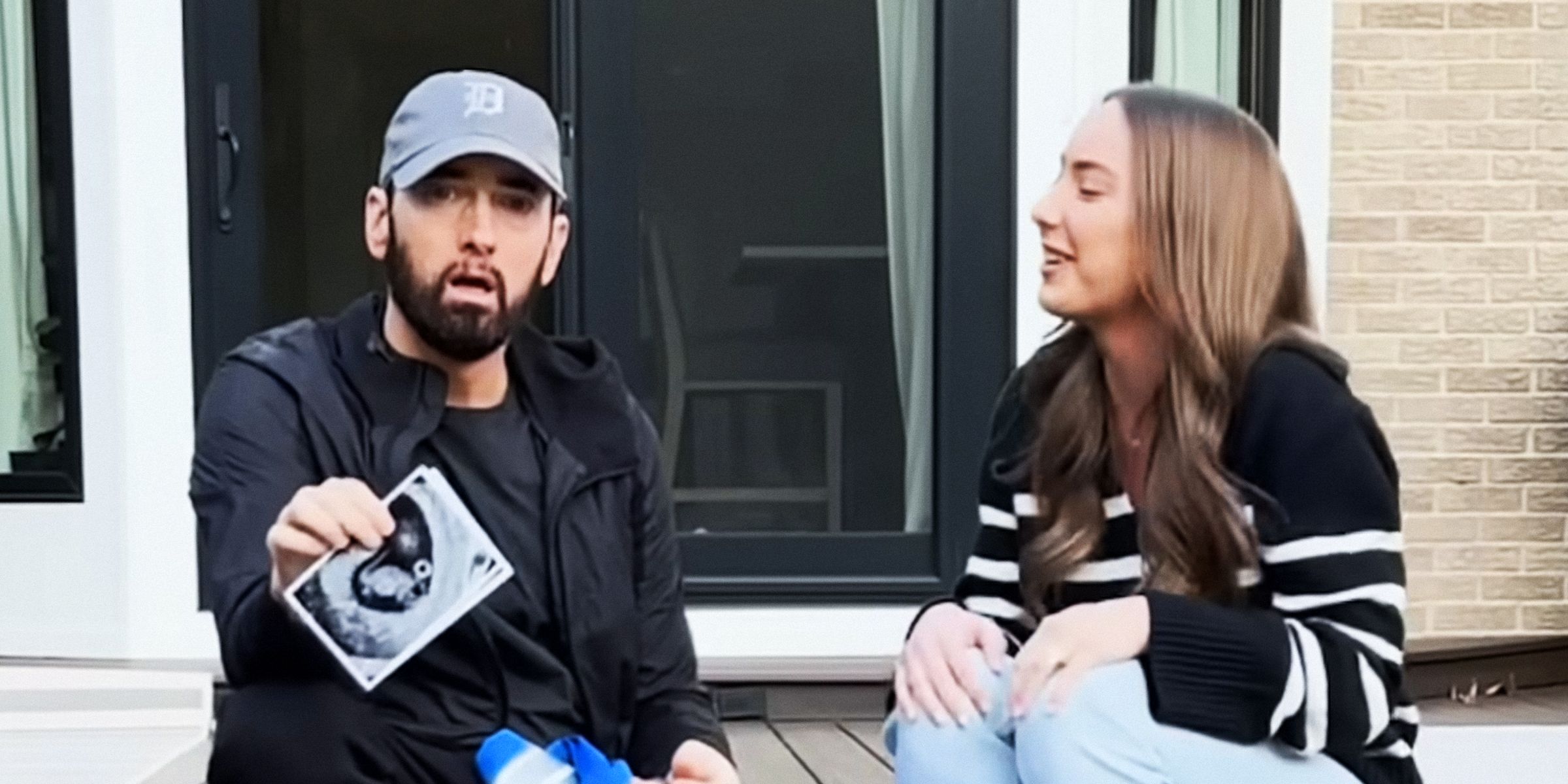 Eminem and his daughter, Hailie Jade | Source: Youtube/EminemMusic