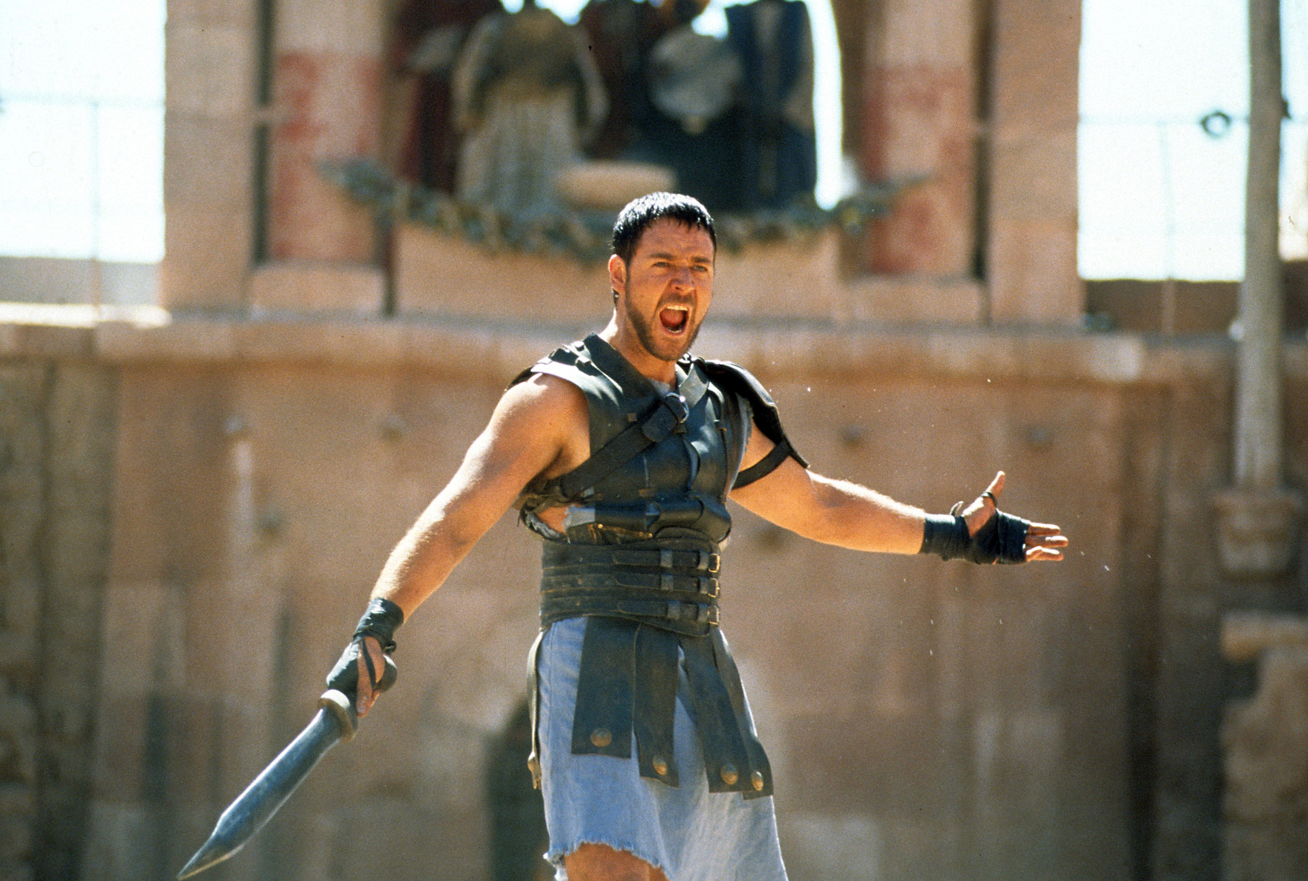 Russell Crowe in "Gladiator," 2000 | Source: Getty Images