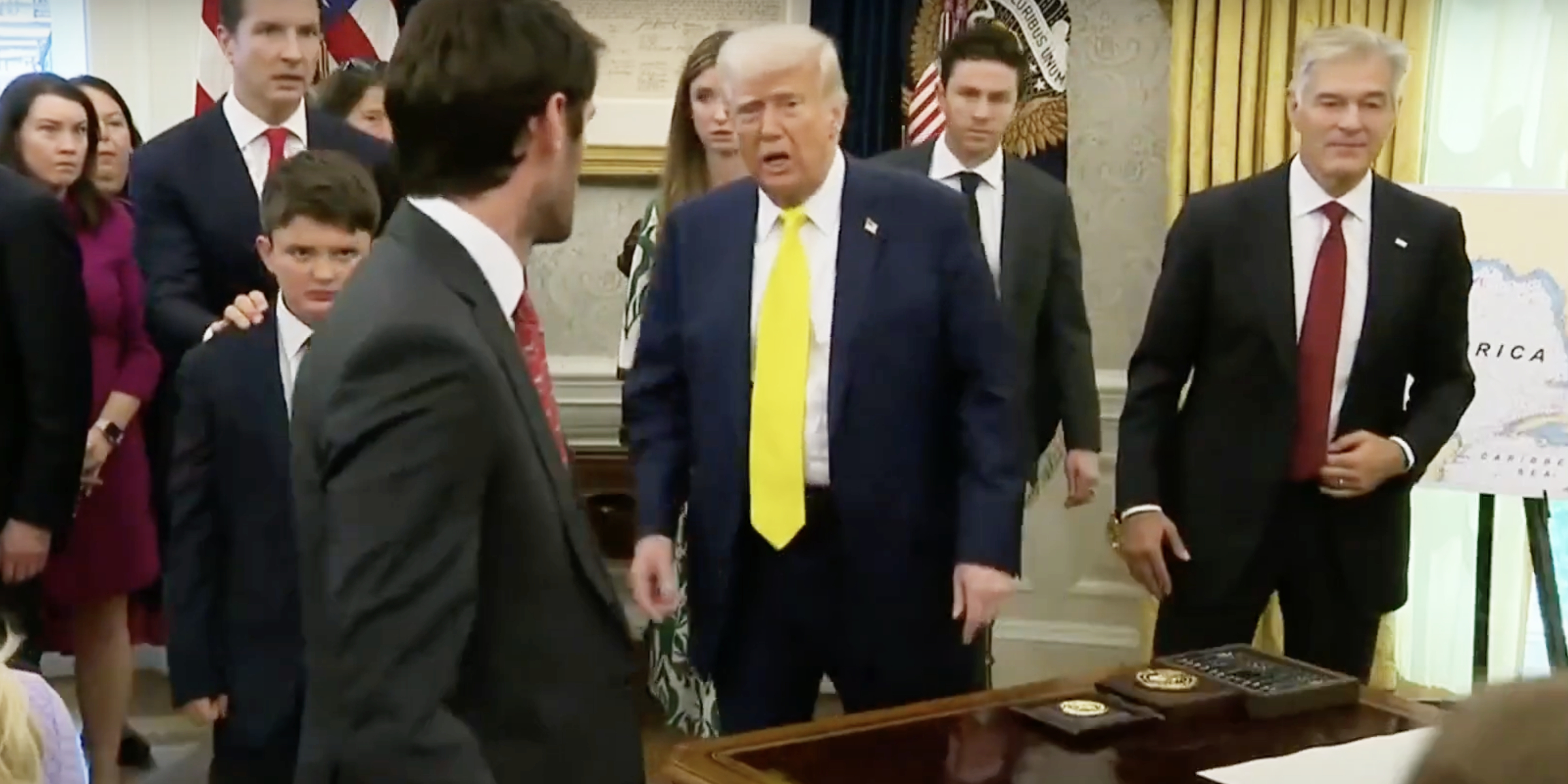 President Donald Trump, Dr. Mehmet Oz, and others | Source: YouTube/@WPLGLocal10