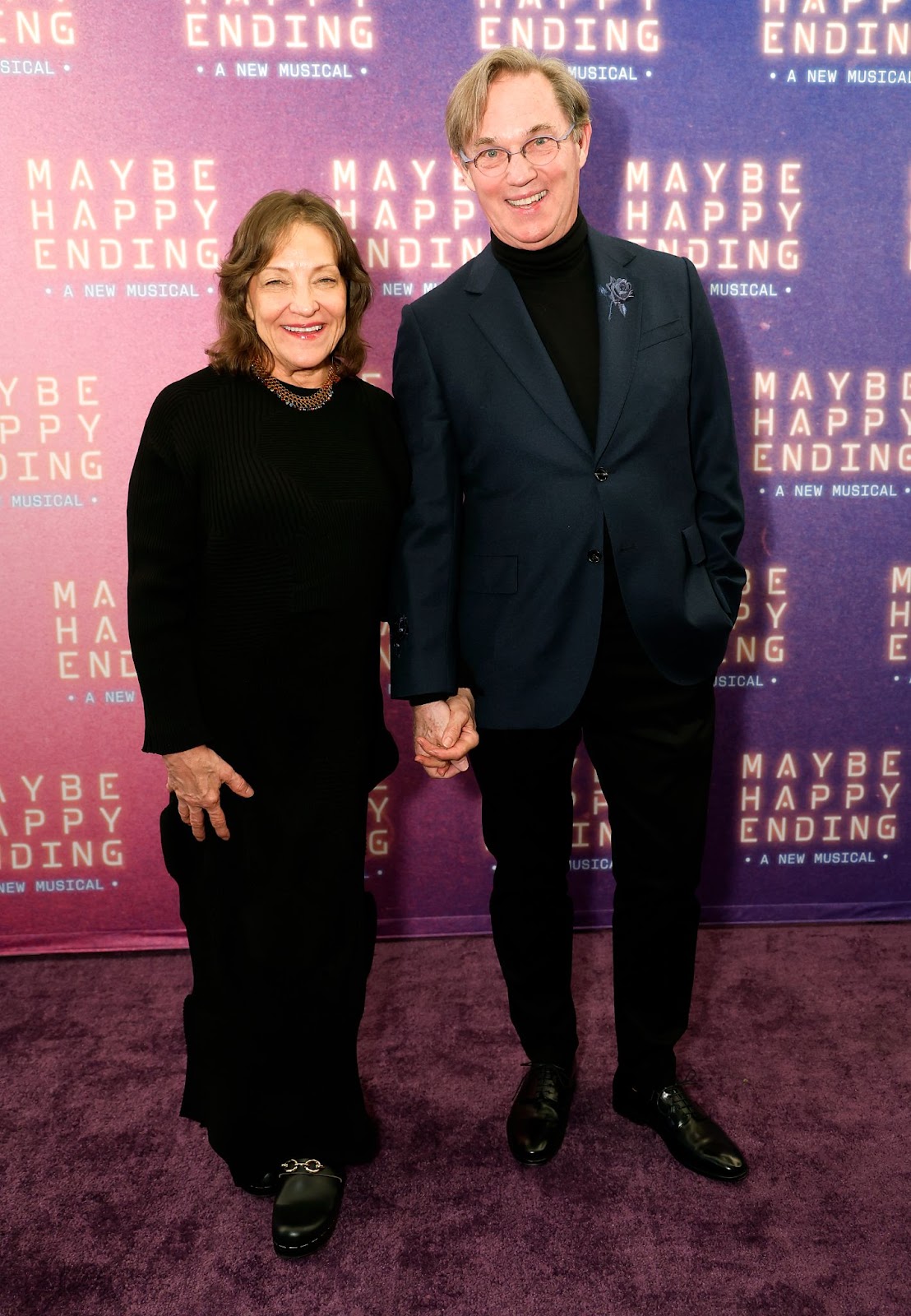 Georgiana Bischoff and Richard Thomas at the "Maybe Happy Ending" Gala celebration on November 11, 2024, in New York. | Source: Getty Images
