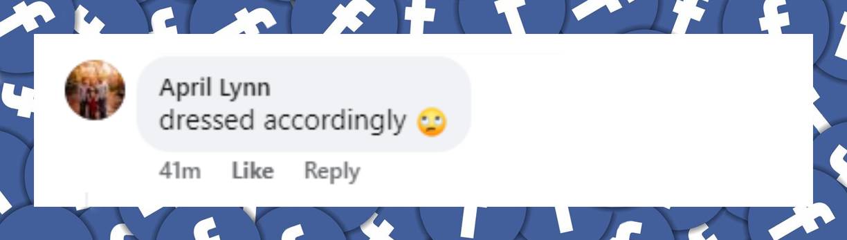 User comment about Taylor Swift's outfit, dated October 7, 2024 | Source: Facebook/Extra