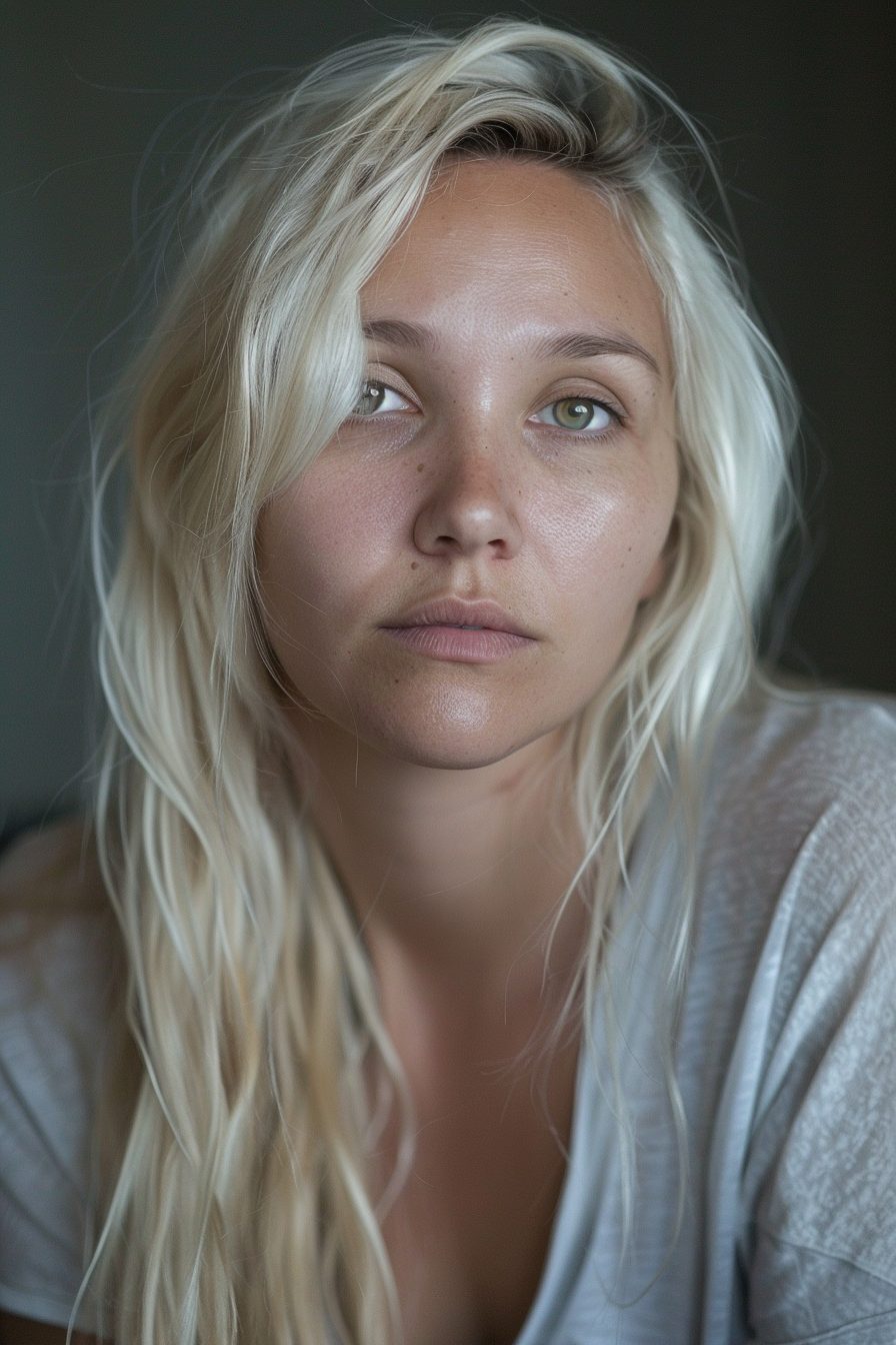 Amanda Bynes as you've never seen her—visualizing her natural look without cosmetic enhancements via AI | Source: Midjourney