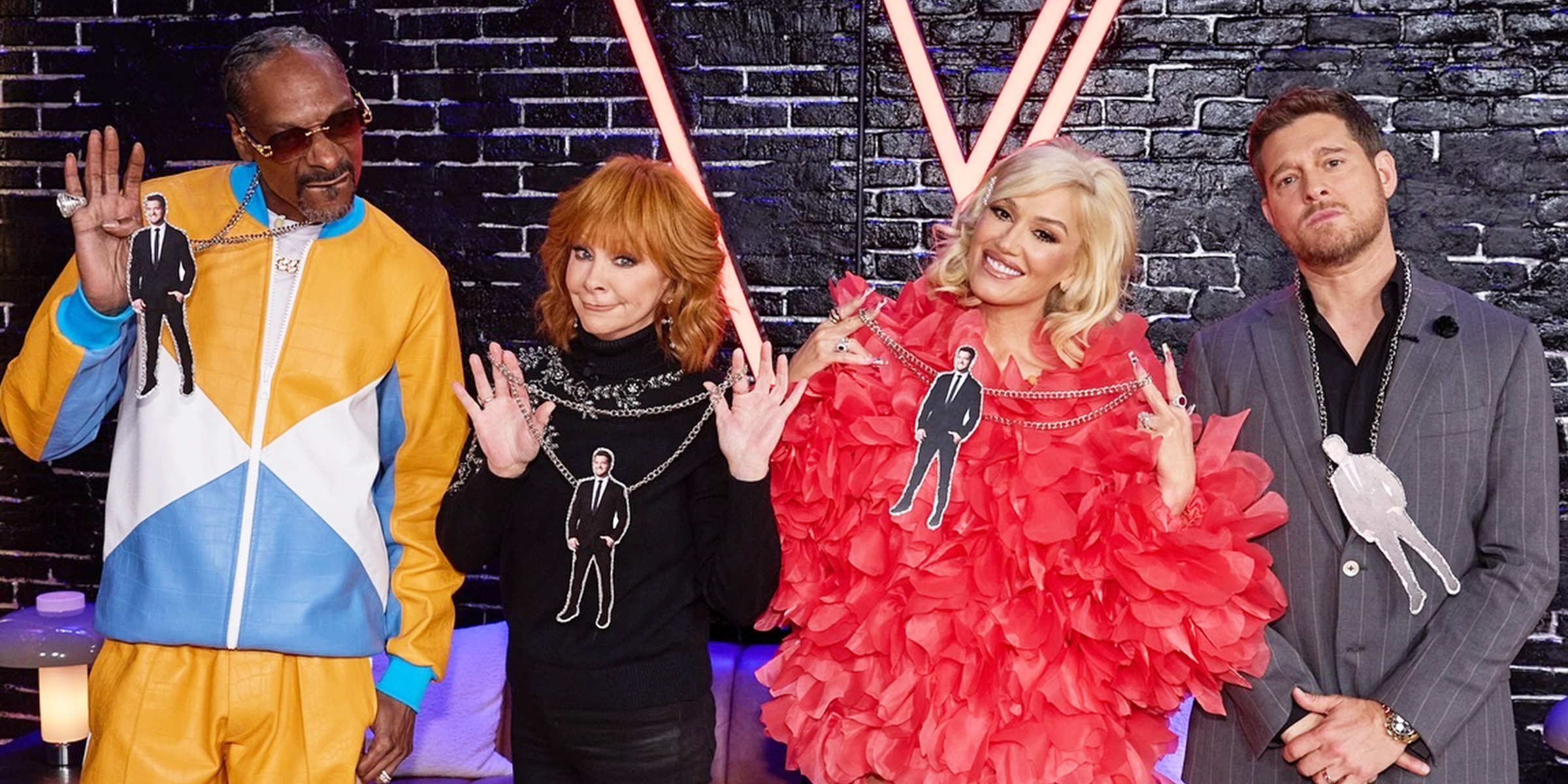Snoop Dogg, Reba McEntire, Gwen Stefani, and Michael Bublé | Source: Instagram/michaelbuble