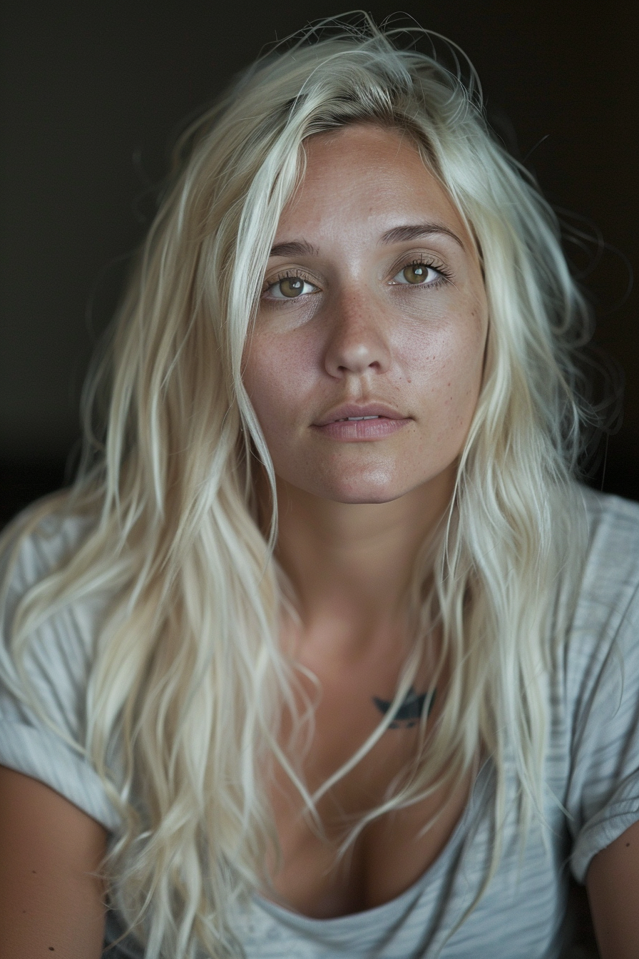 Amanda Bynes as you've never seen her—visualizing her natural look without cosmetic enhancements via AI | Source: Midjourney