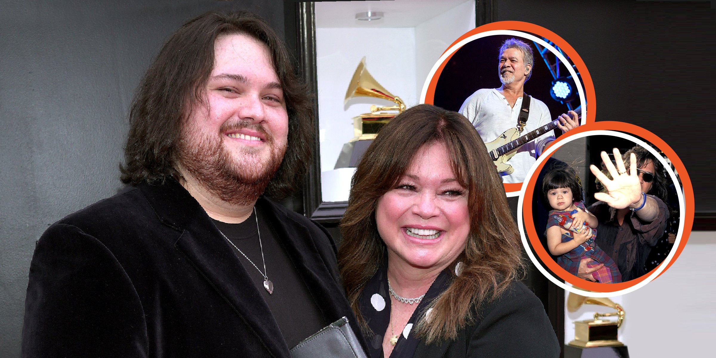 Wolfgang Van Halen and Valerie Bertinelli | Eddie Van Halen | Eddie Van Halen and Wolfgang Van Halen | Source: Getty Images