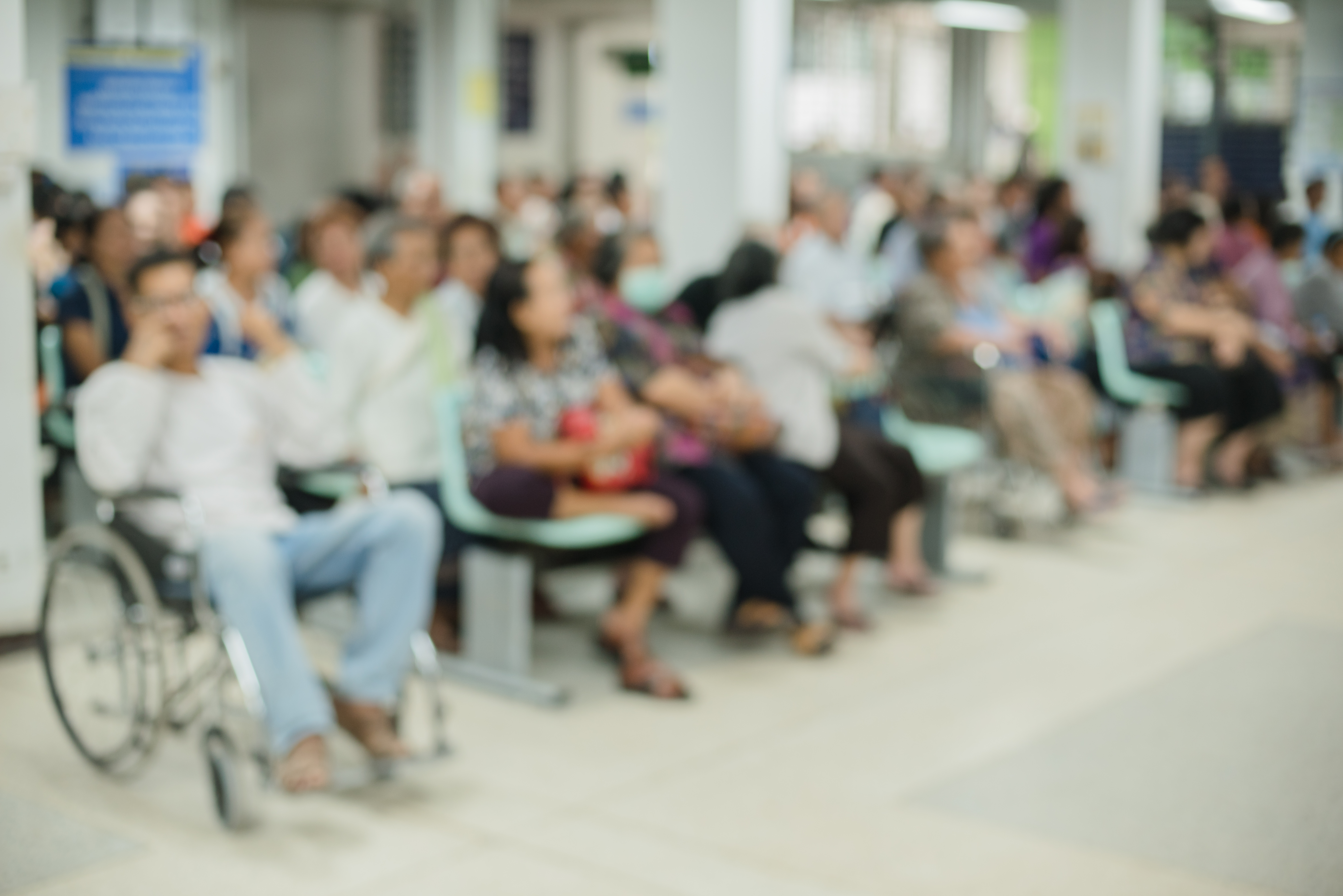 Blur image of patients | Source: Shutterstock