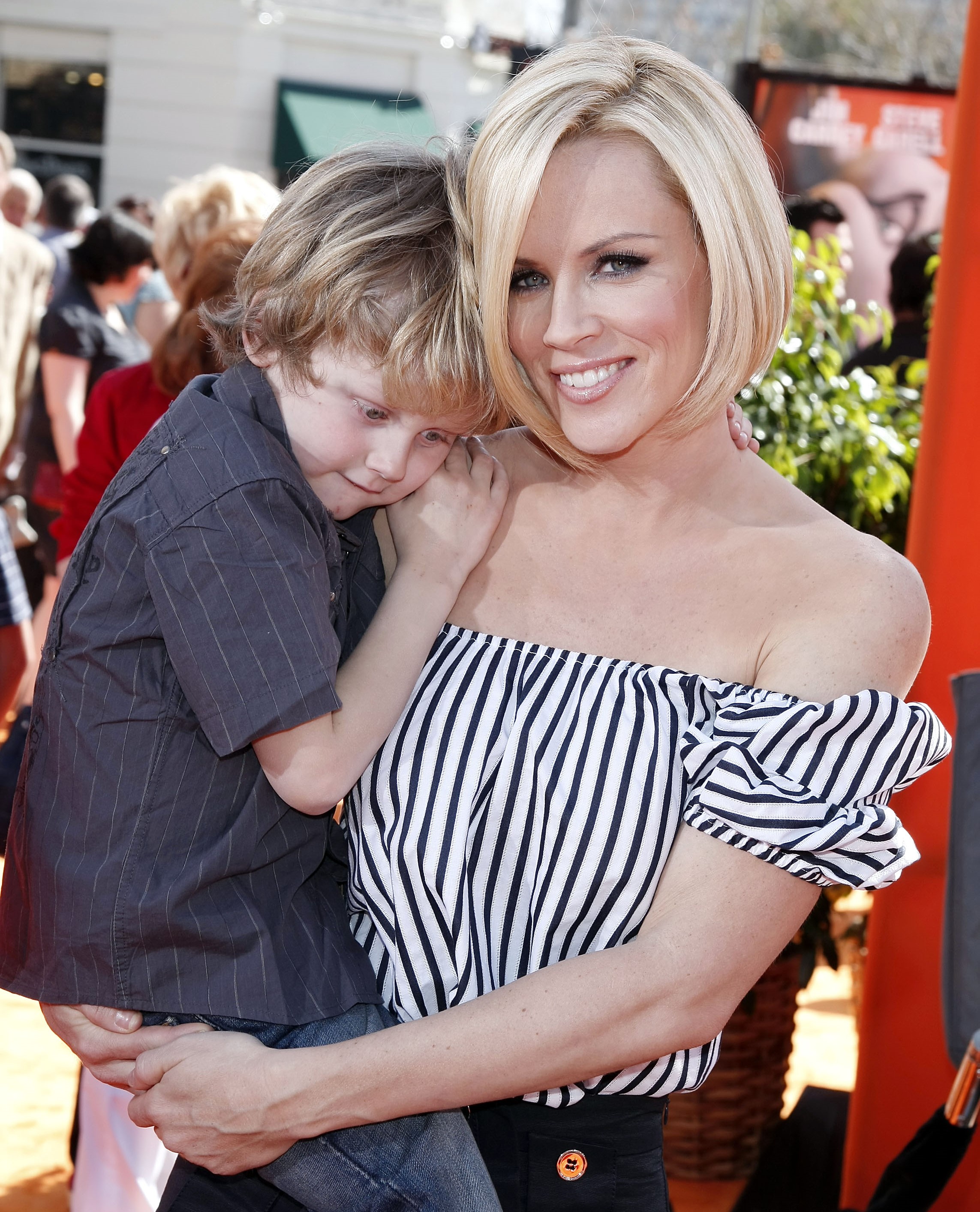 The Hollywood star and her son arrive at the world premiere of 20th Century Fox's "Horton Hears a Who!" at the Mann Village Theater on March 8, 2008 | Source: Getty Images